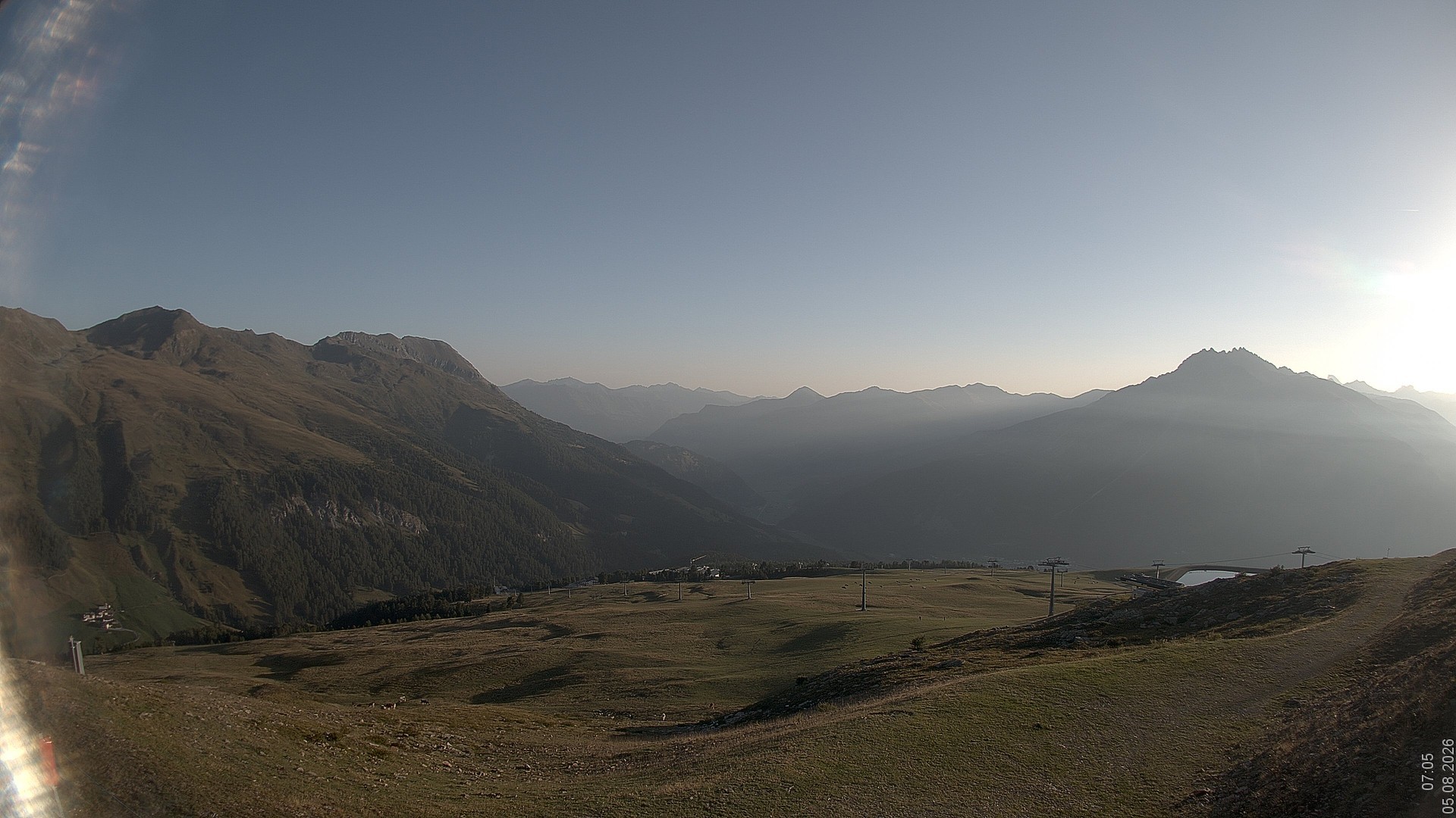 Archived image Webcam View Rojen Mountain, Vinschgau