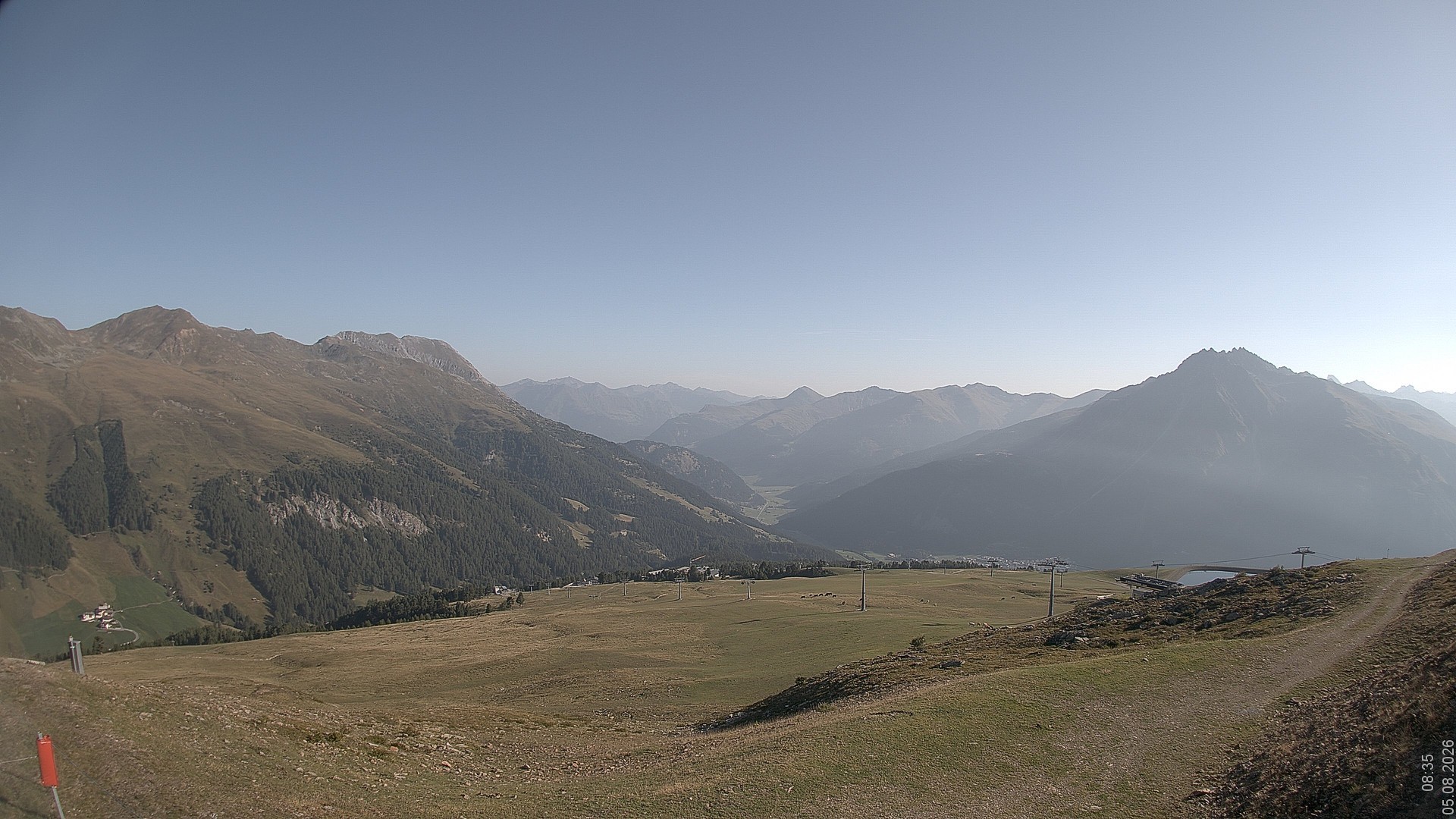 Archived image Webcam View Rojen Mountain, Vinschgau