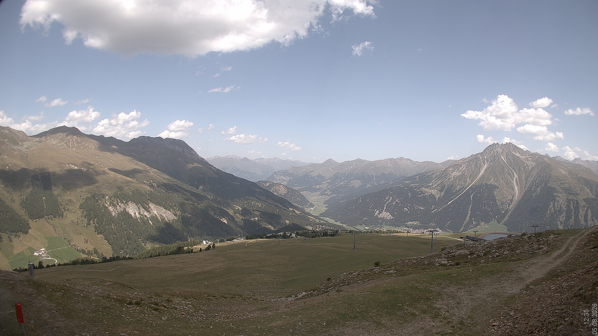 Archived image Webcam View Rojen Mountain, Vinschgau