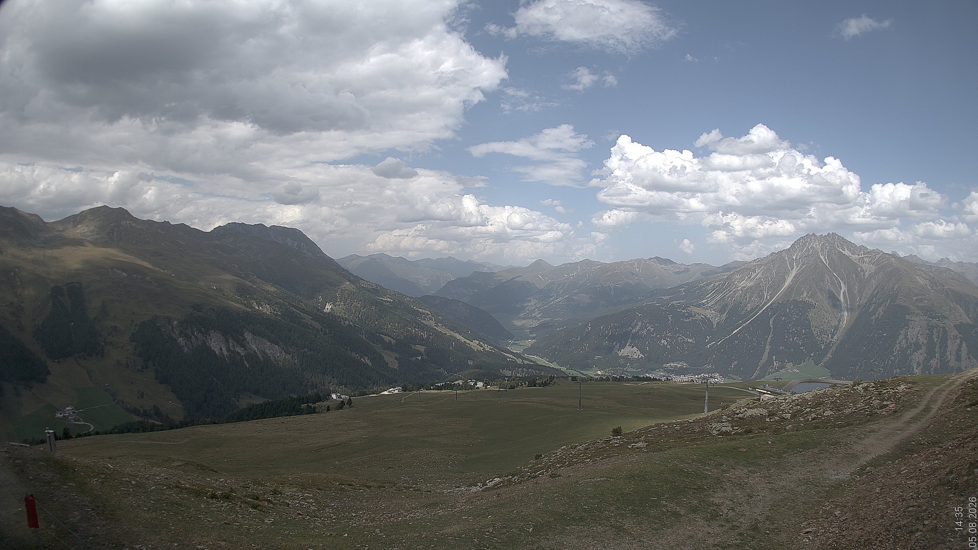 Archived image Webcam View Rojen Mountain, Vinschgau