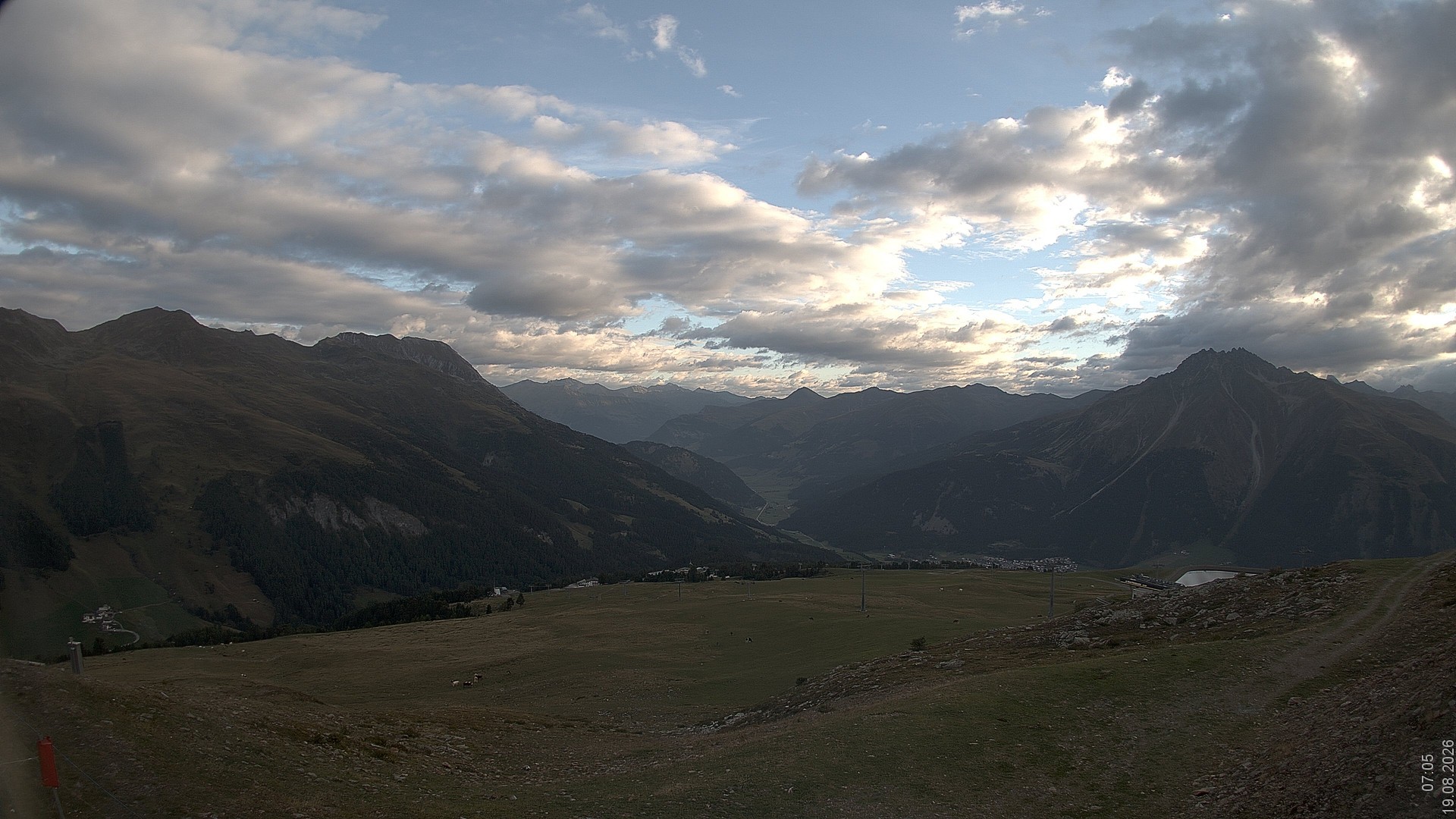 Archived image Webcam View Rojen Mountain, Vinschgau