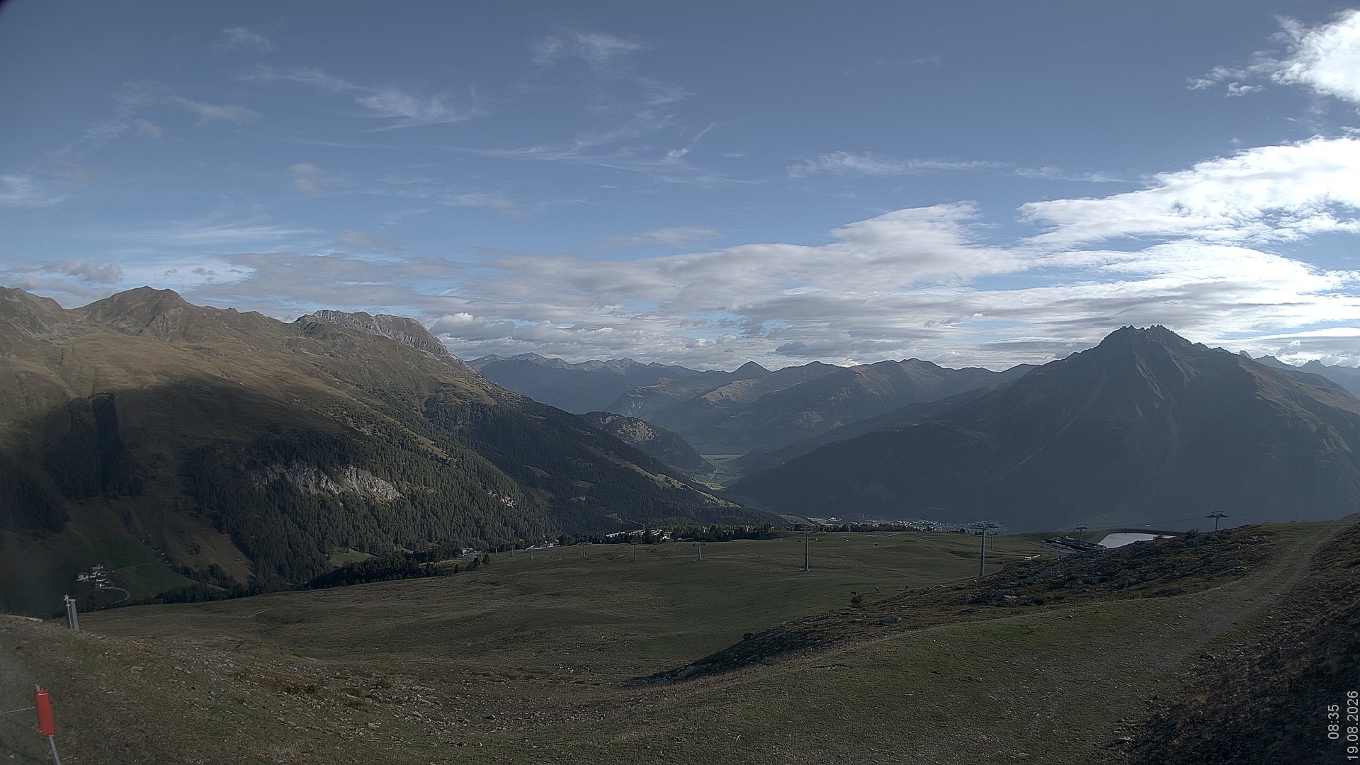 Archived image Webcam View Rojen Mountain, Vinschgau