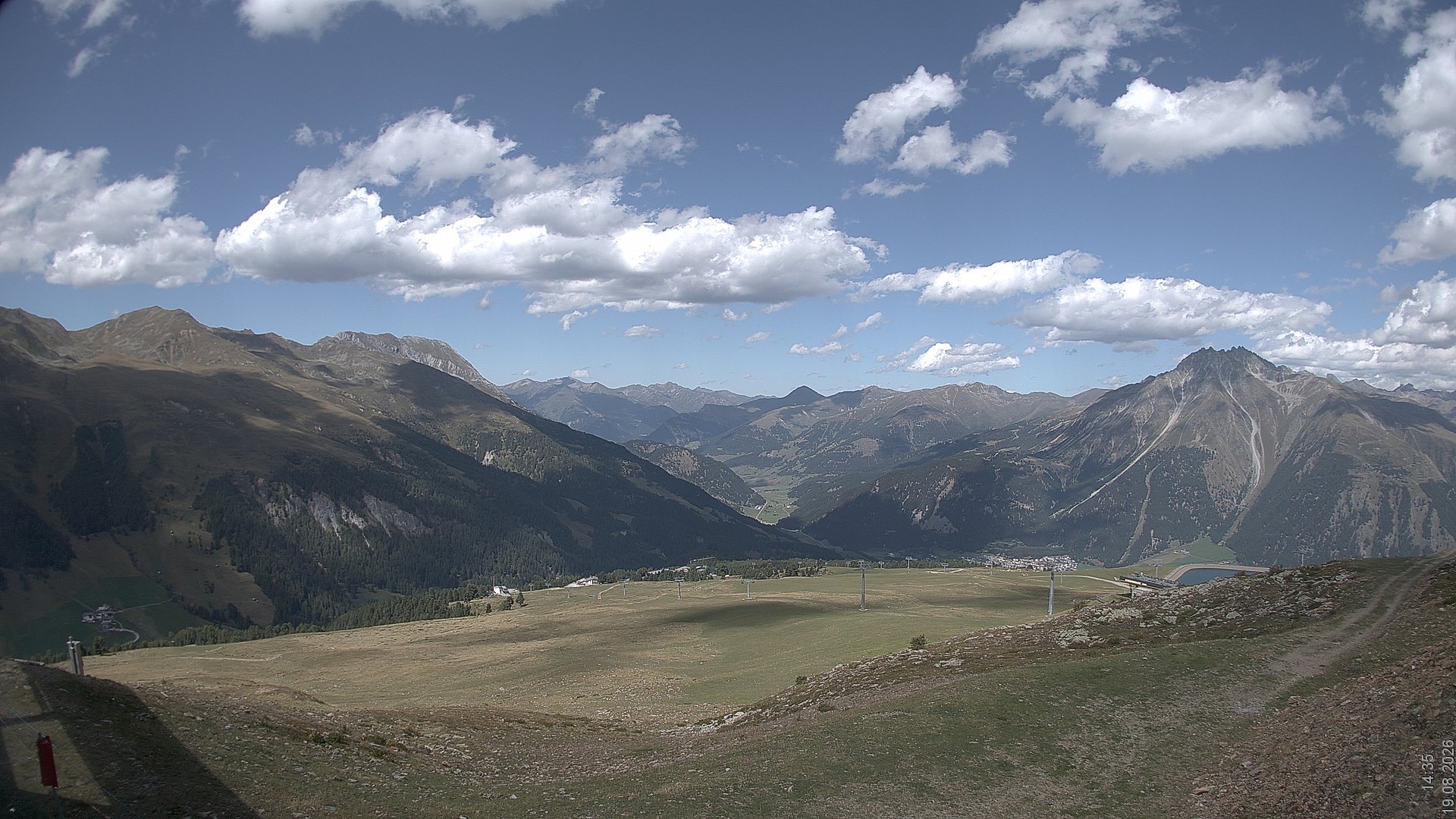 Archived image Webcam View Rojen Mountain, Vinschgau