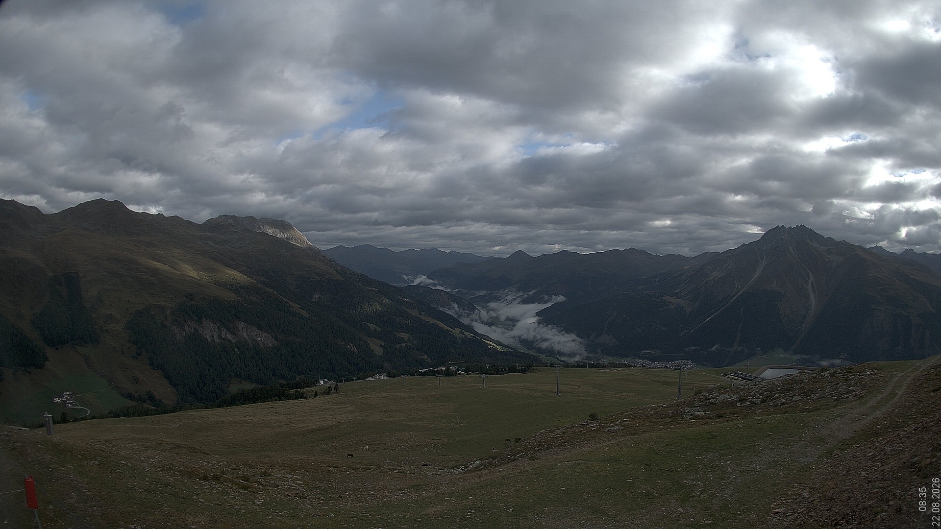 Archived image Webcam View Rojen Mountain, Vinschgau
