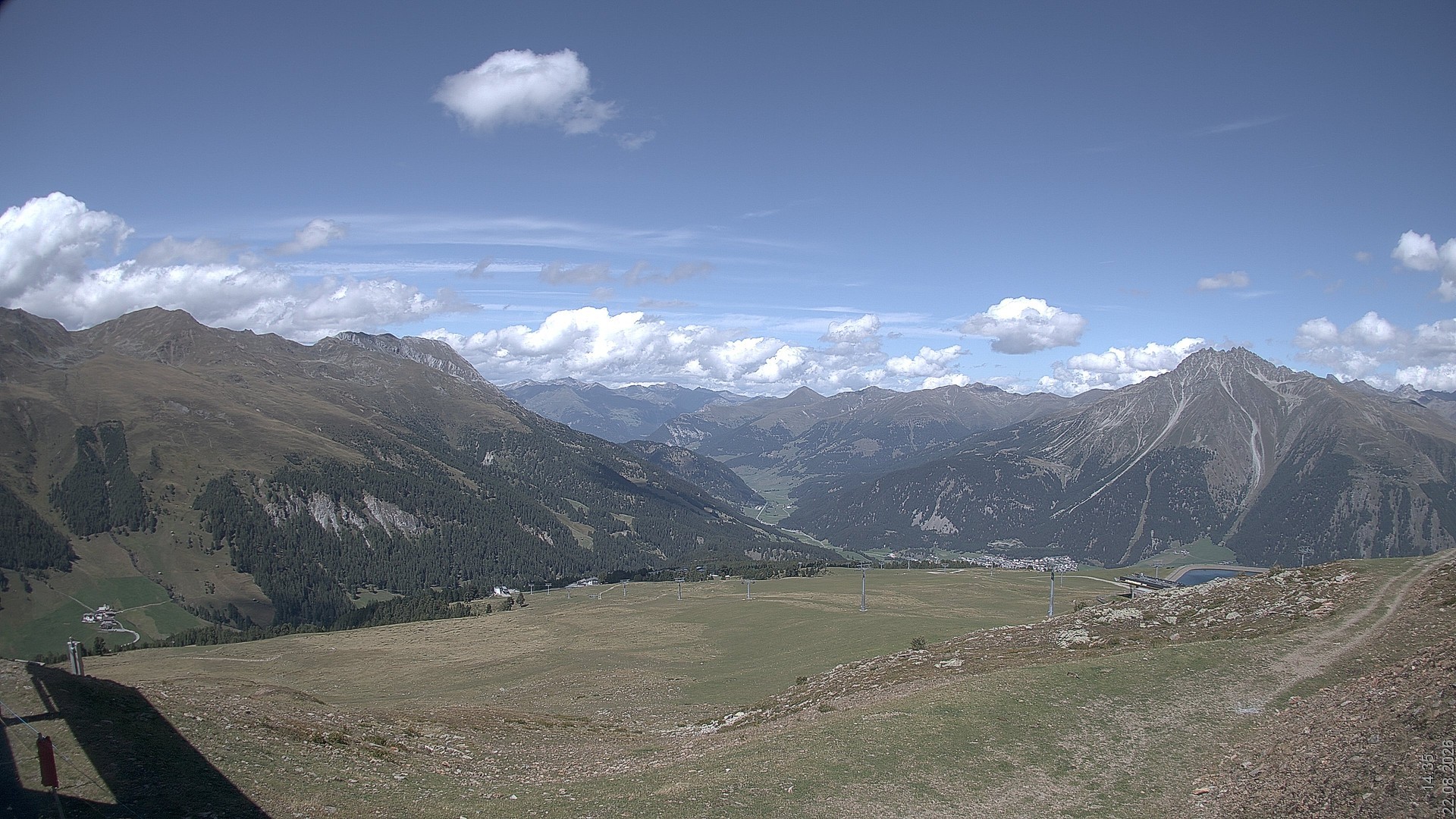 Archived image Webcam View Rojen Mountain, Vinschgau
