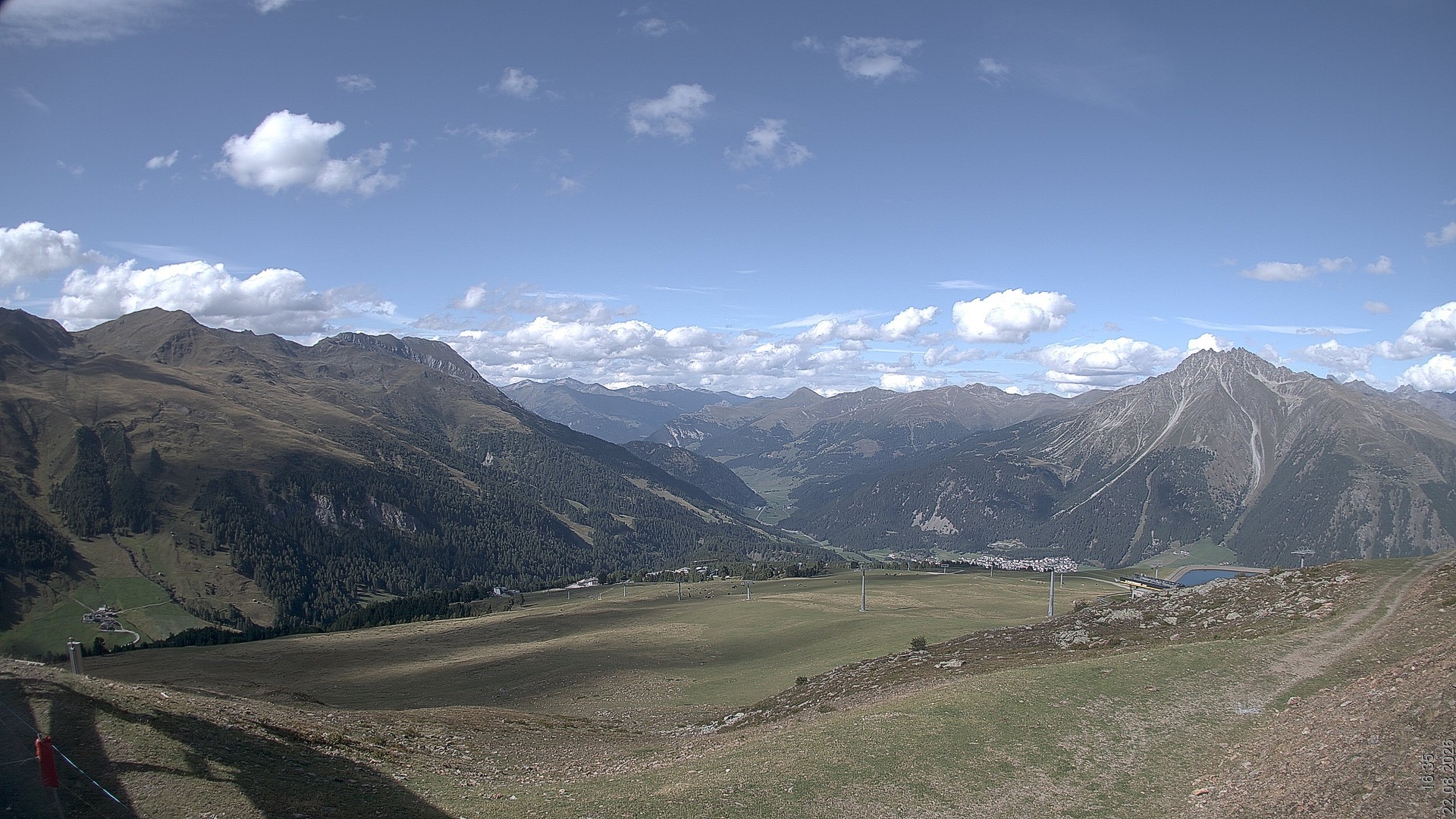 Archived image Webcam View Rojen Mountain, Vinschgau