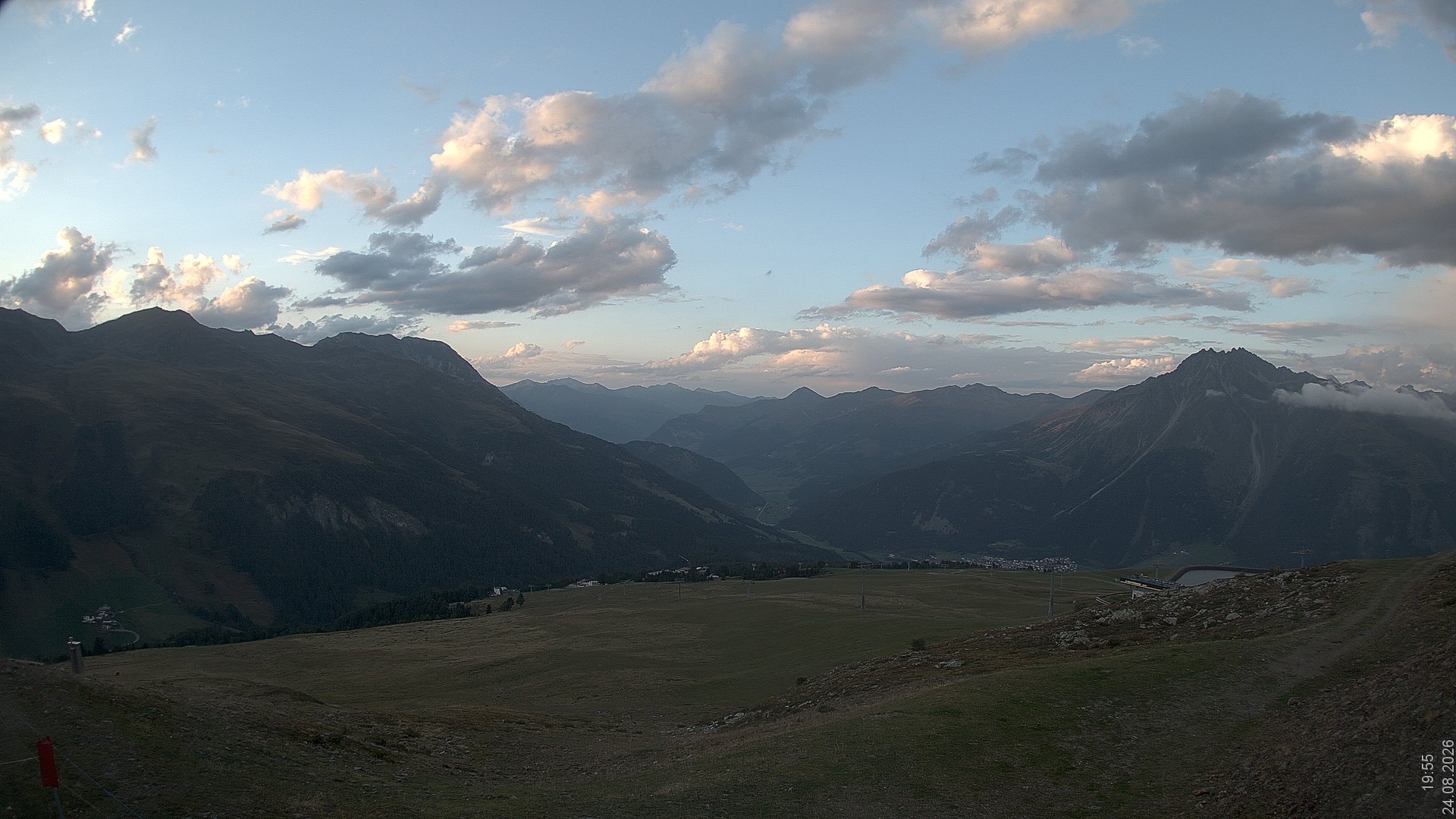 Archiv Foto Webcam Blick vom Rojen - Vinschgau