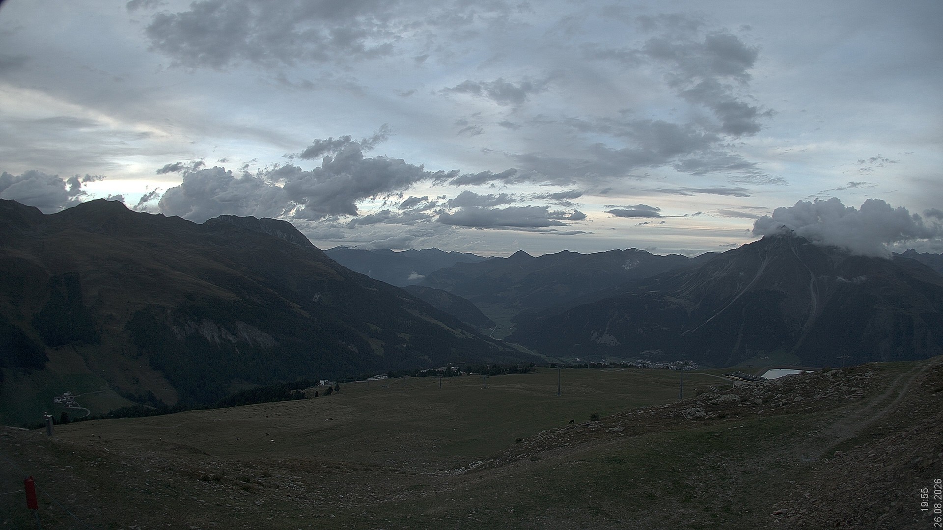 Archiv Foto Webcam Blick vom Rojen - Vinschgau