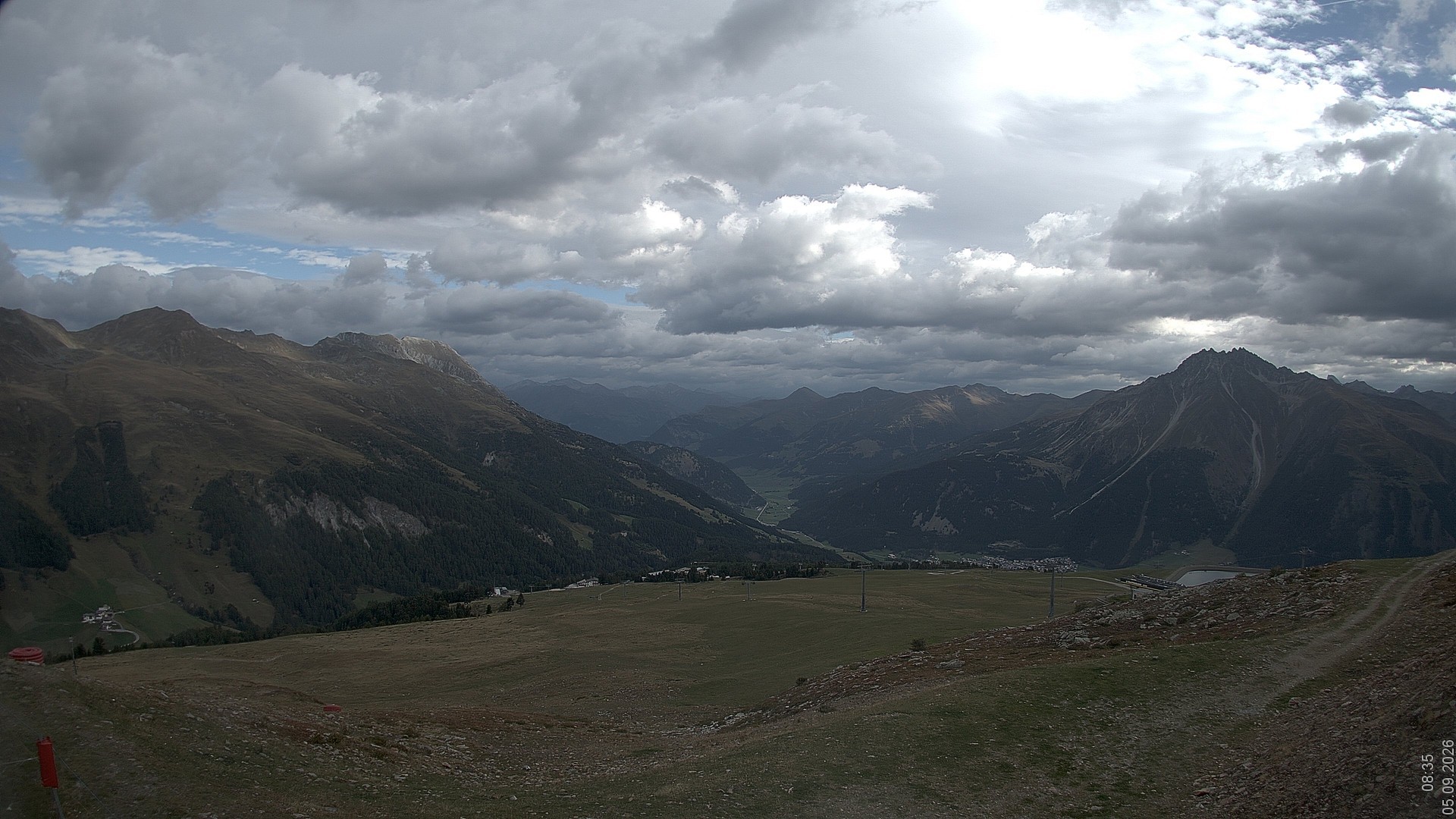 Archiv Foto Webcam Blick vom Rojen - Vinschgau
