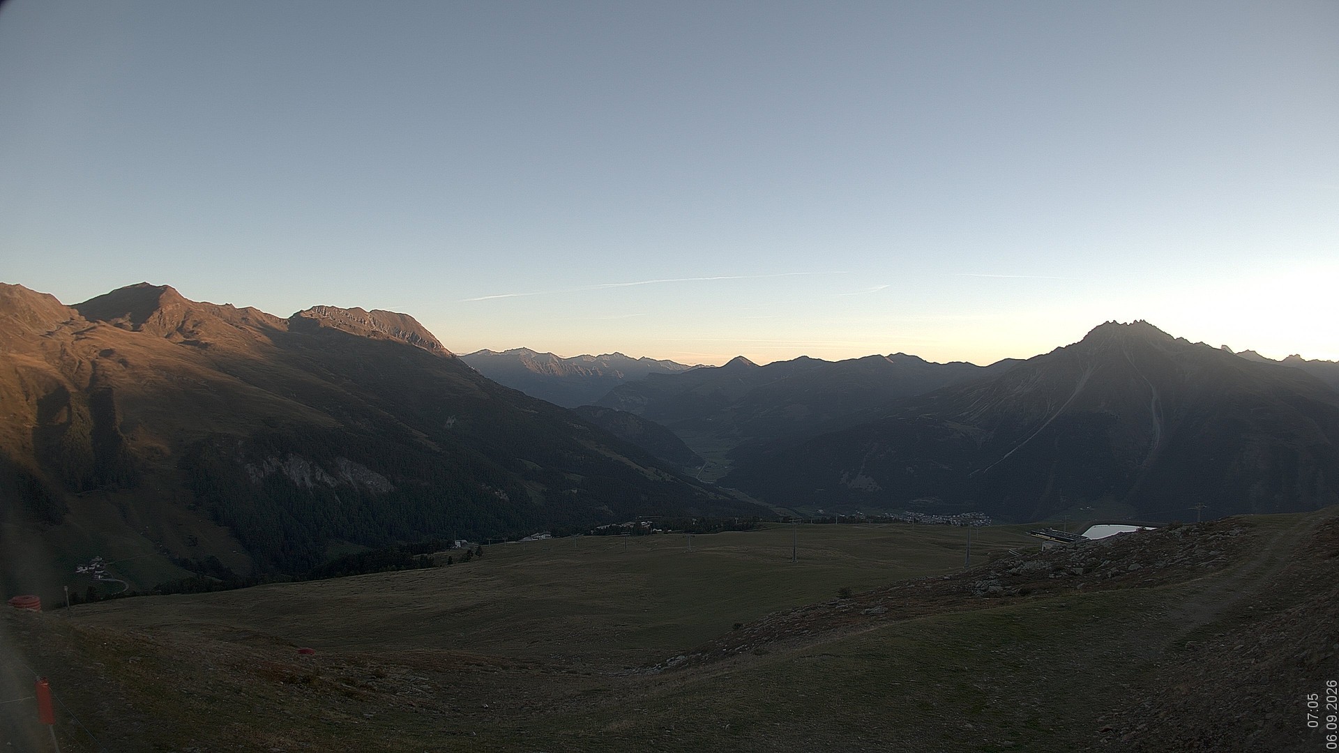 Archiv Foto Webcam Blick vom Rojen - Vinschgau