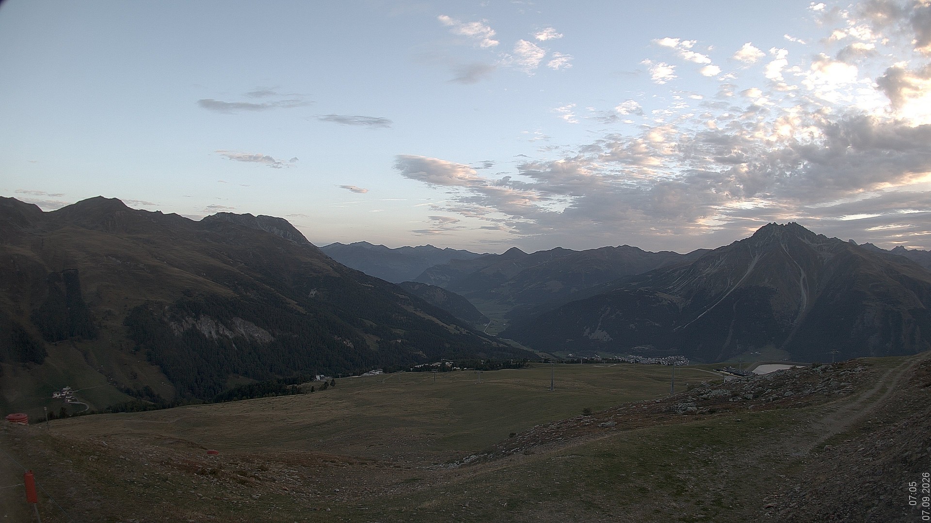 Archiv Foto Webcam Blick vom Rojen - Vinschgau
