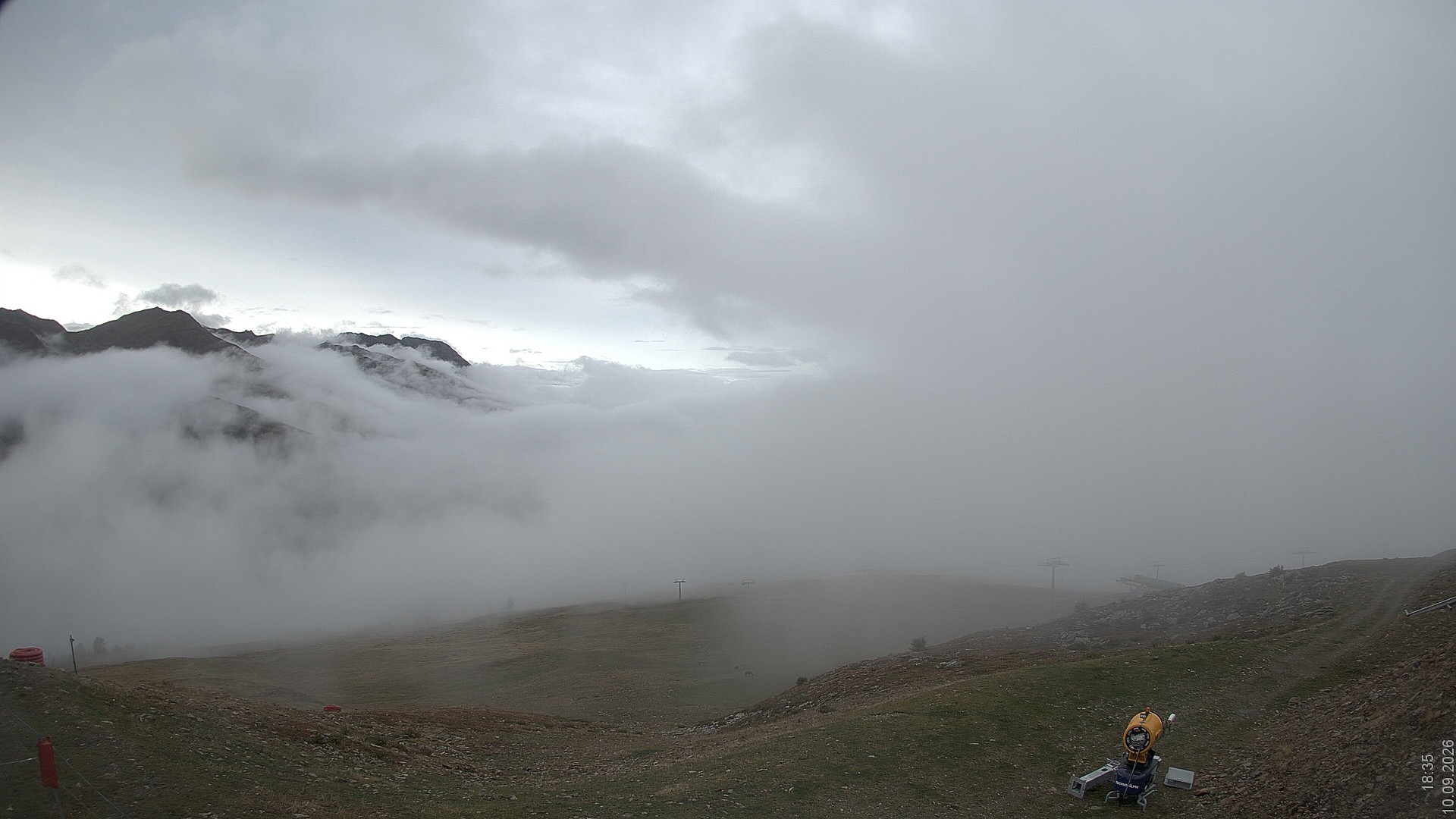 Archiv Foto Webcam Blick vom Rojen - Vinschgau