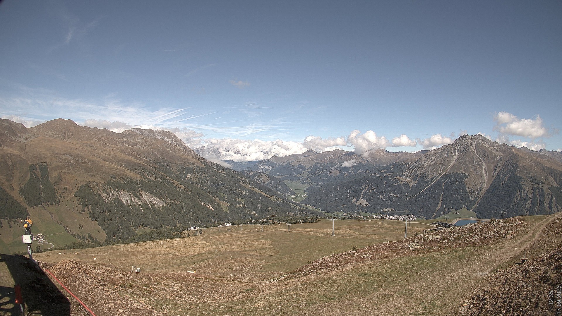 Archived image Webcam View Rojen Mountain, Vinschgau