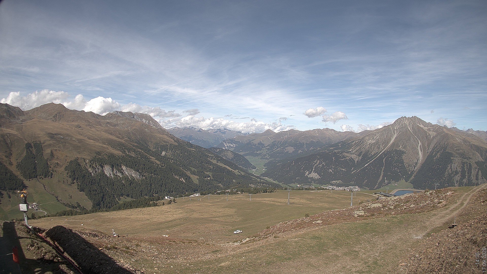 Archived image Webcam View Rojen Mountain, Vinschgau
