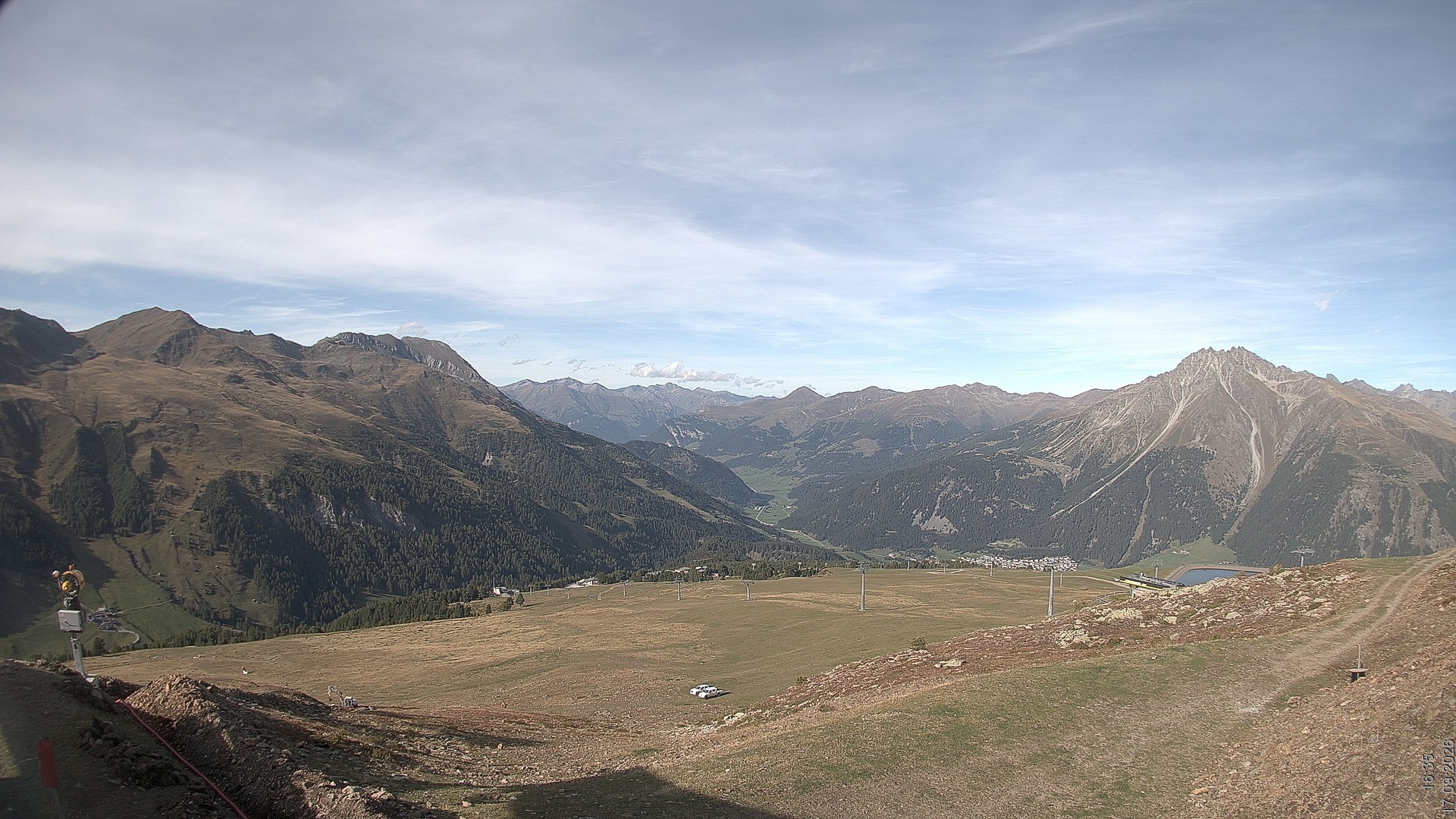 Archived image Webcam View Rojen Mountain, Vinschgau
