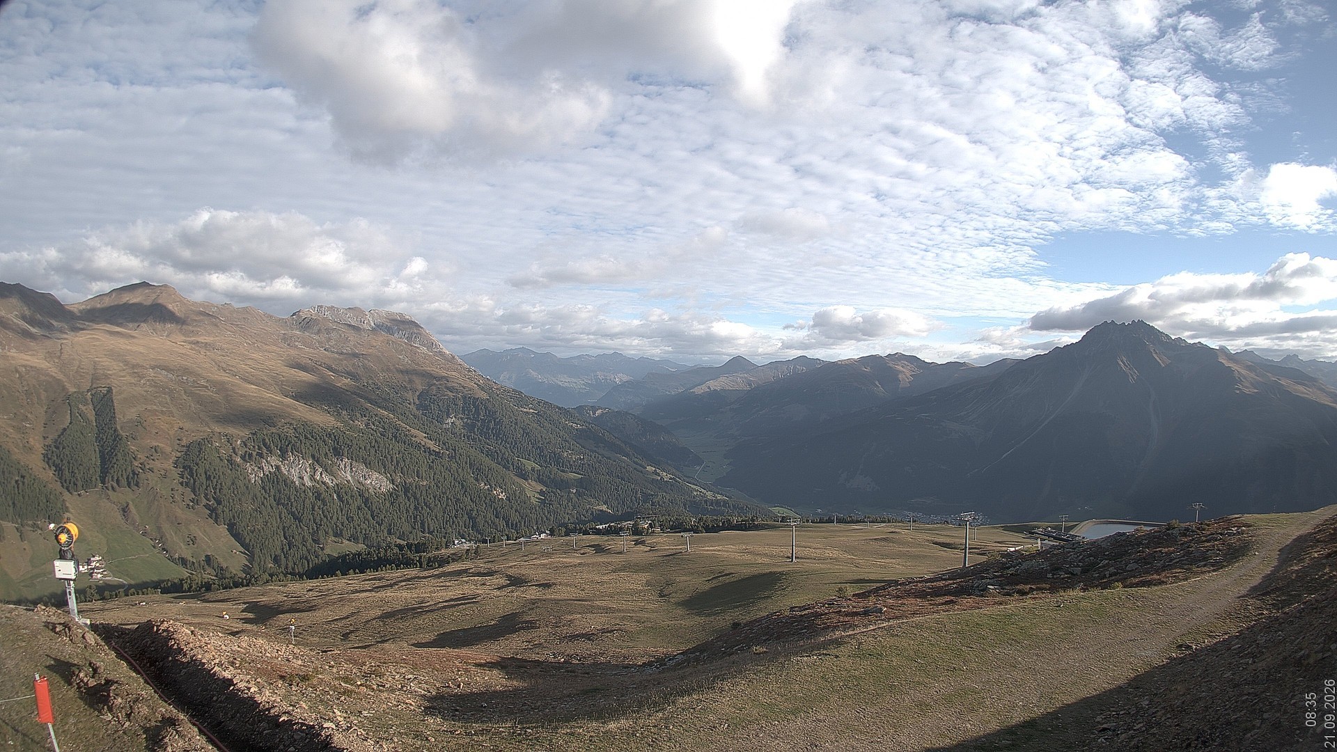 Archived image Webcam View Rojen Mountain, Vinschgau