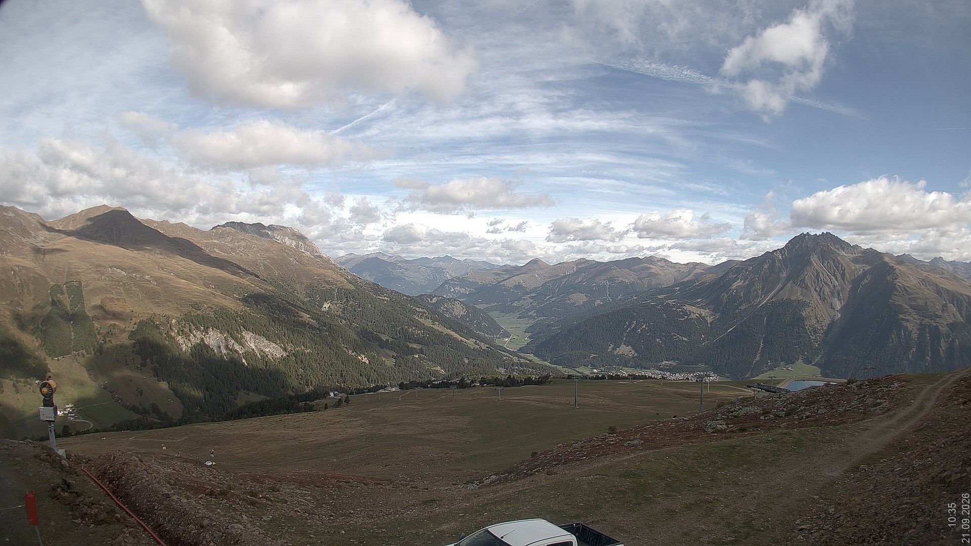 Archived image Webcam View Rojen Mountain, Vinschgau