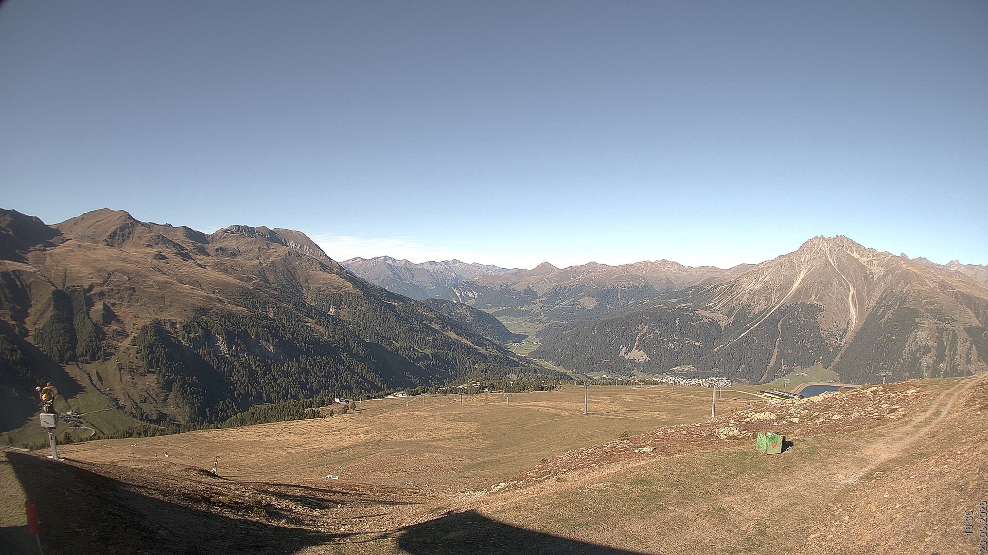 Archived image Webcam View Rojen Mountain, Vinschgau