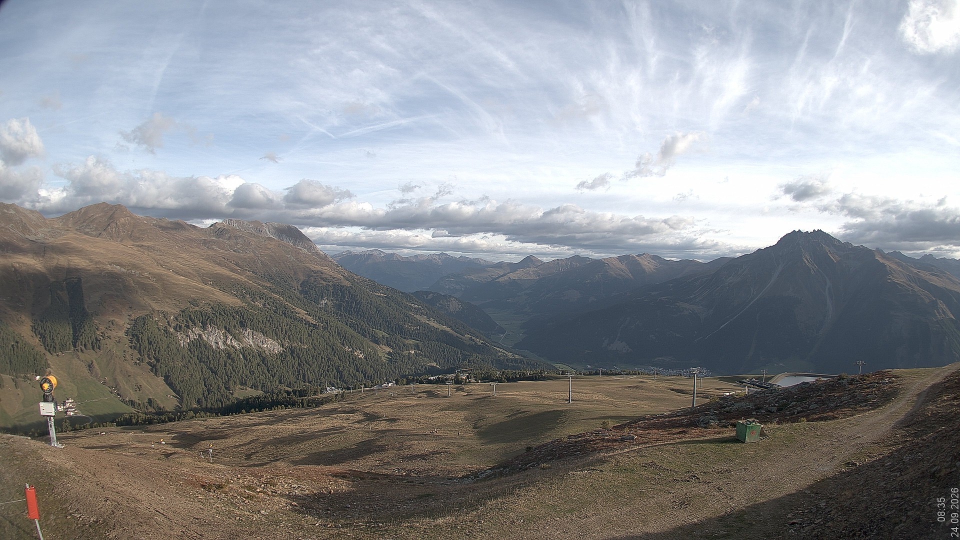Archived image Webcam View Rojen Mountain, Vinschgau