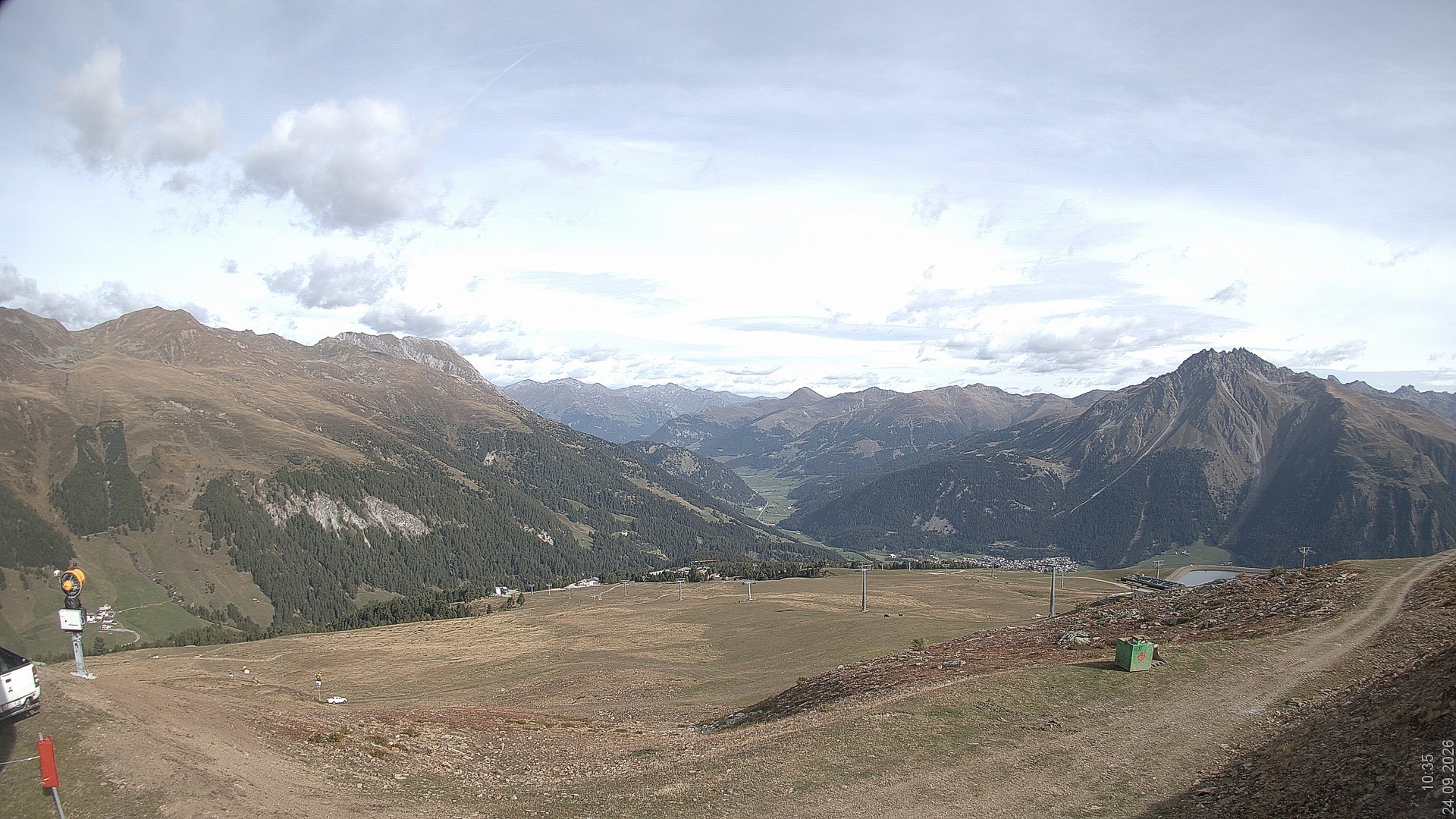 Archived image Webcam View Rojen Mountain, Vinschgau