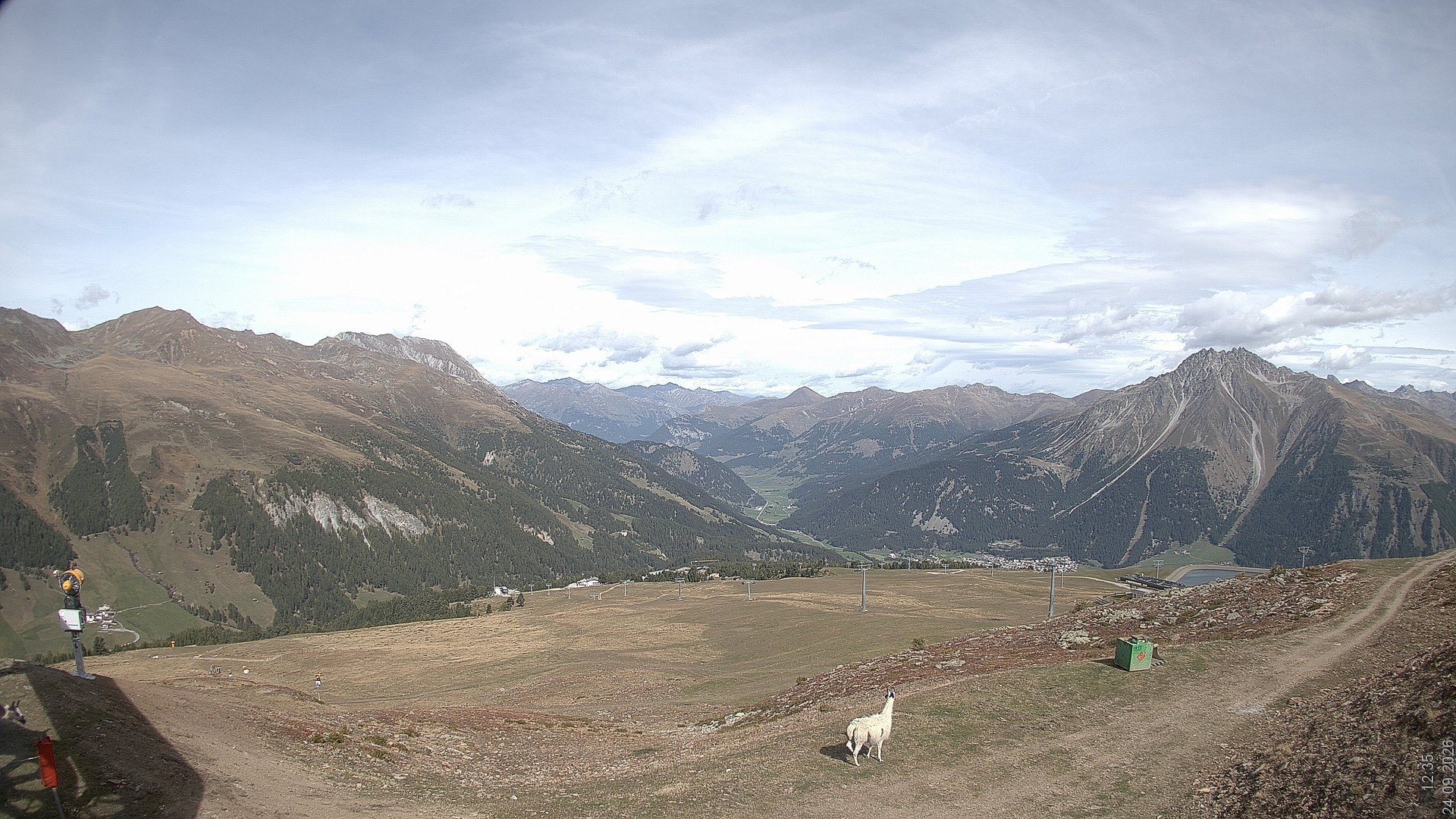 Archived image Webcam View Rojen Mountain, Vinschgau