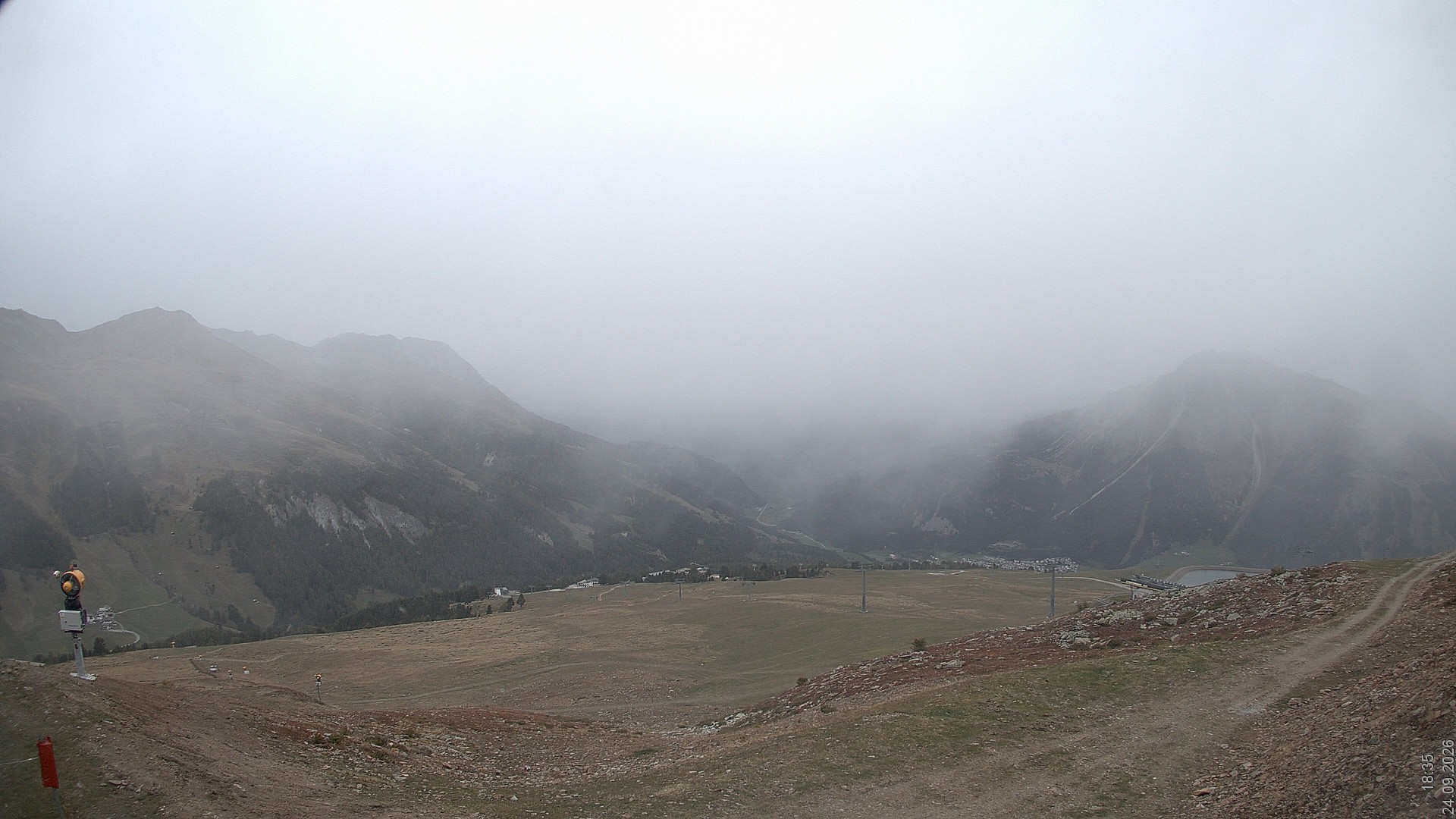 Archived image Webcam View Rojen Mountain, Vinschgau