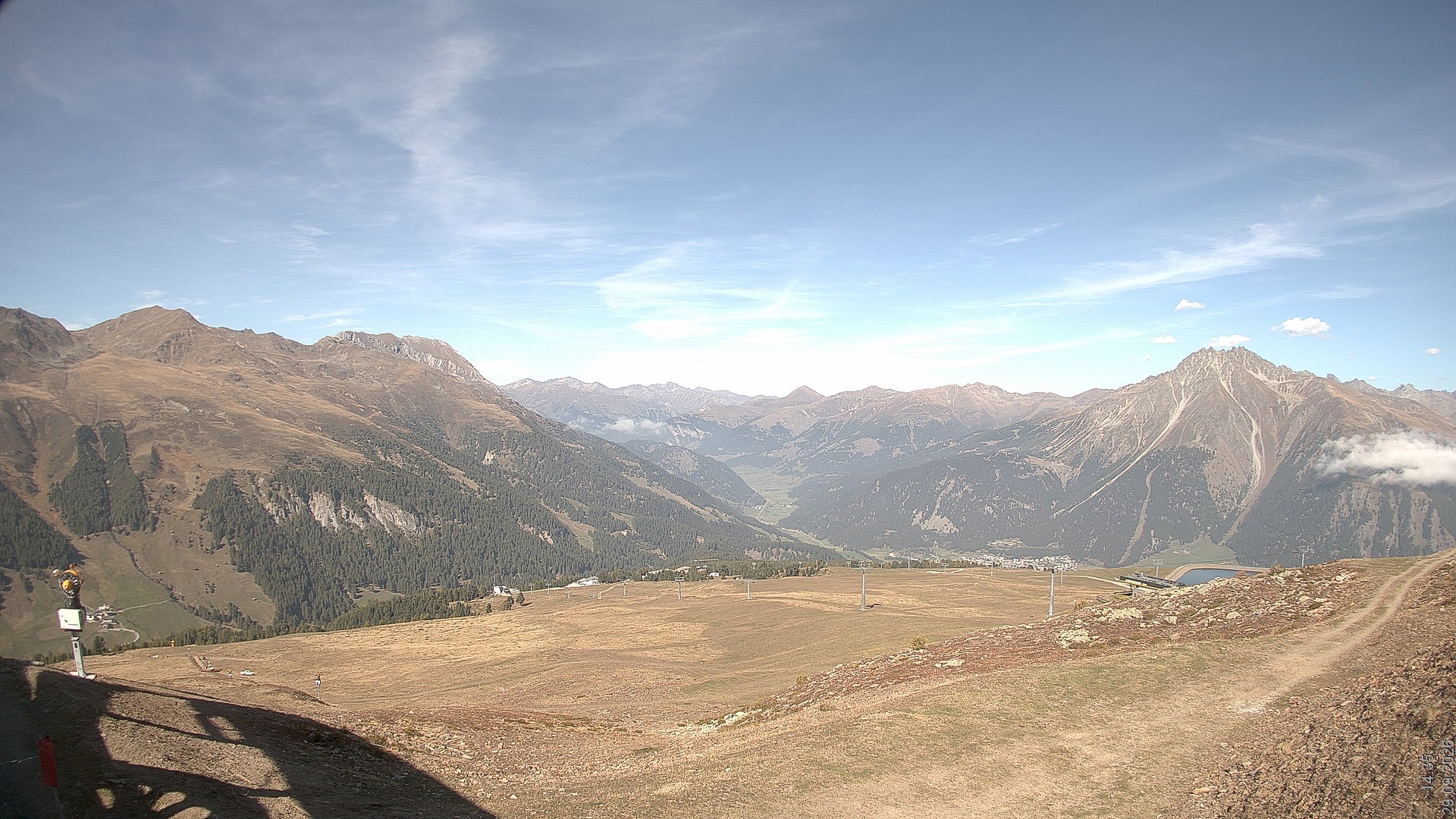 Archived image Webcam View Rojen Mountain, Vinschgau