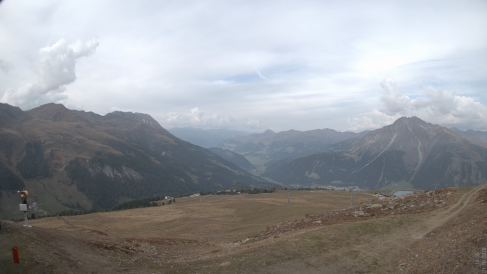 Archived image Webcam View Rojen Mountain, Vinschgau