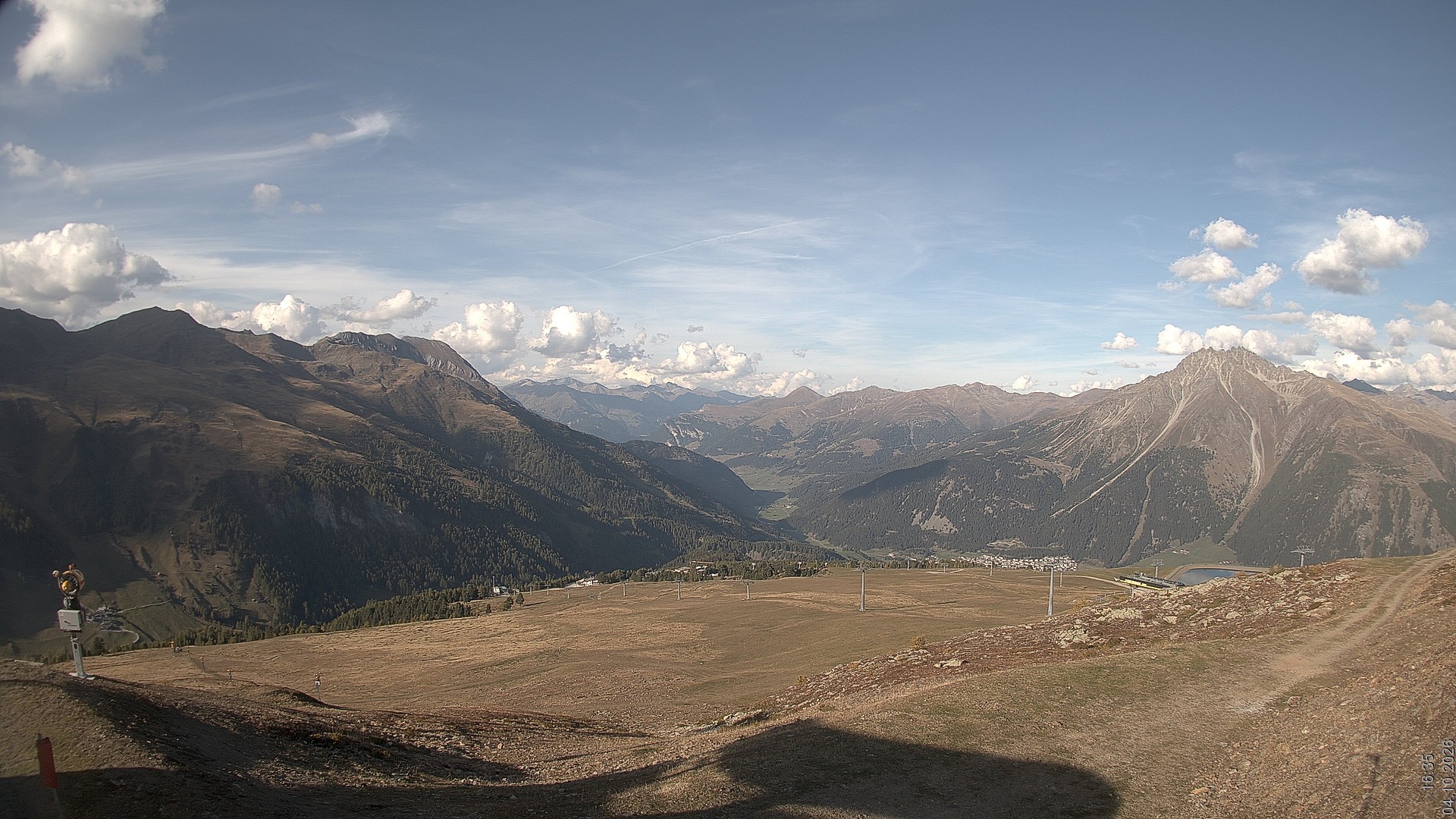 Archiv Foto Webcam Blick vom Rojen - Vinschgau