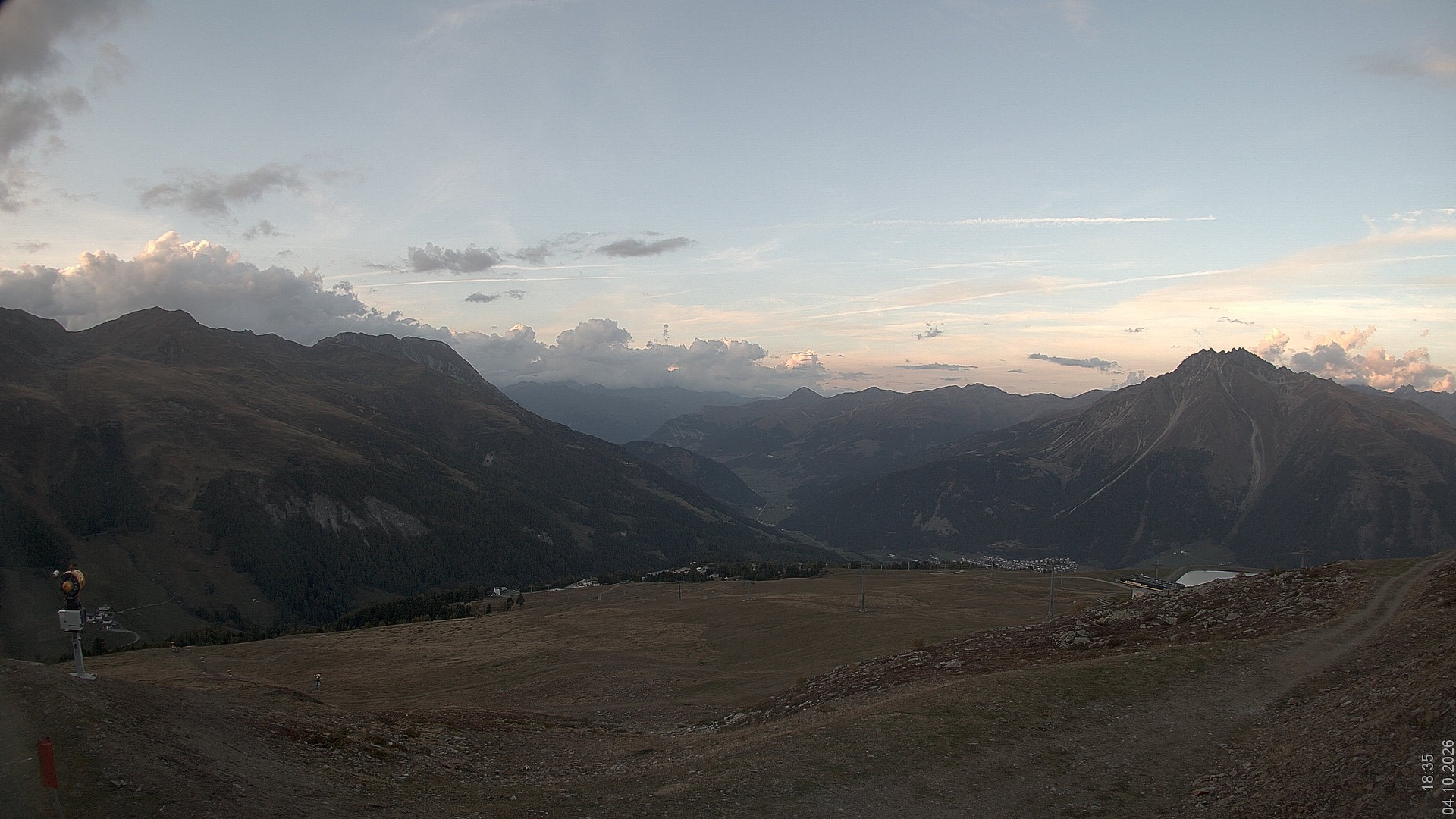 Archiv Foto Webcam Blick vom Rojen - Vinschgau
