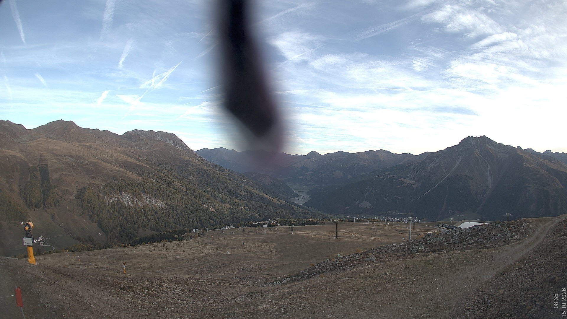 Archiv Foto Webcam Blick vom Rojen - Vinschgau
