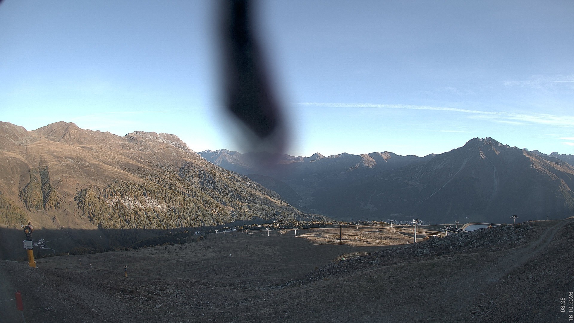 Archiv Foto Webcam Blick vom Rojen - Vinschgau