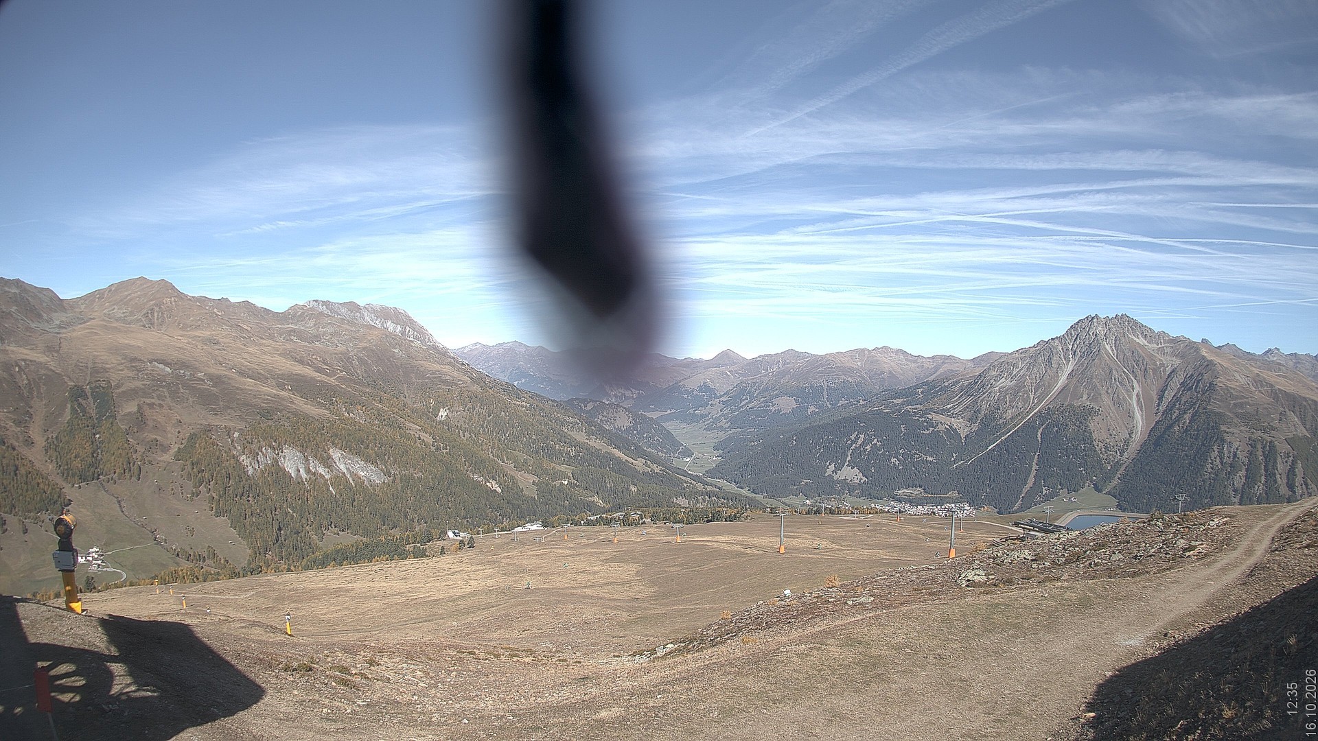 Archiv Foto Webcam Blick vom Rojen - Vinschgau