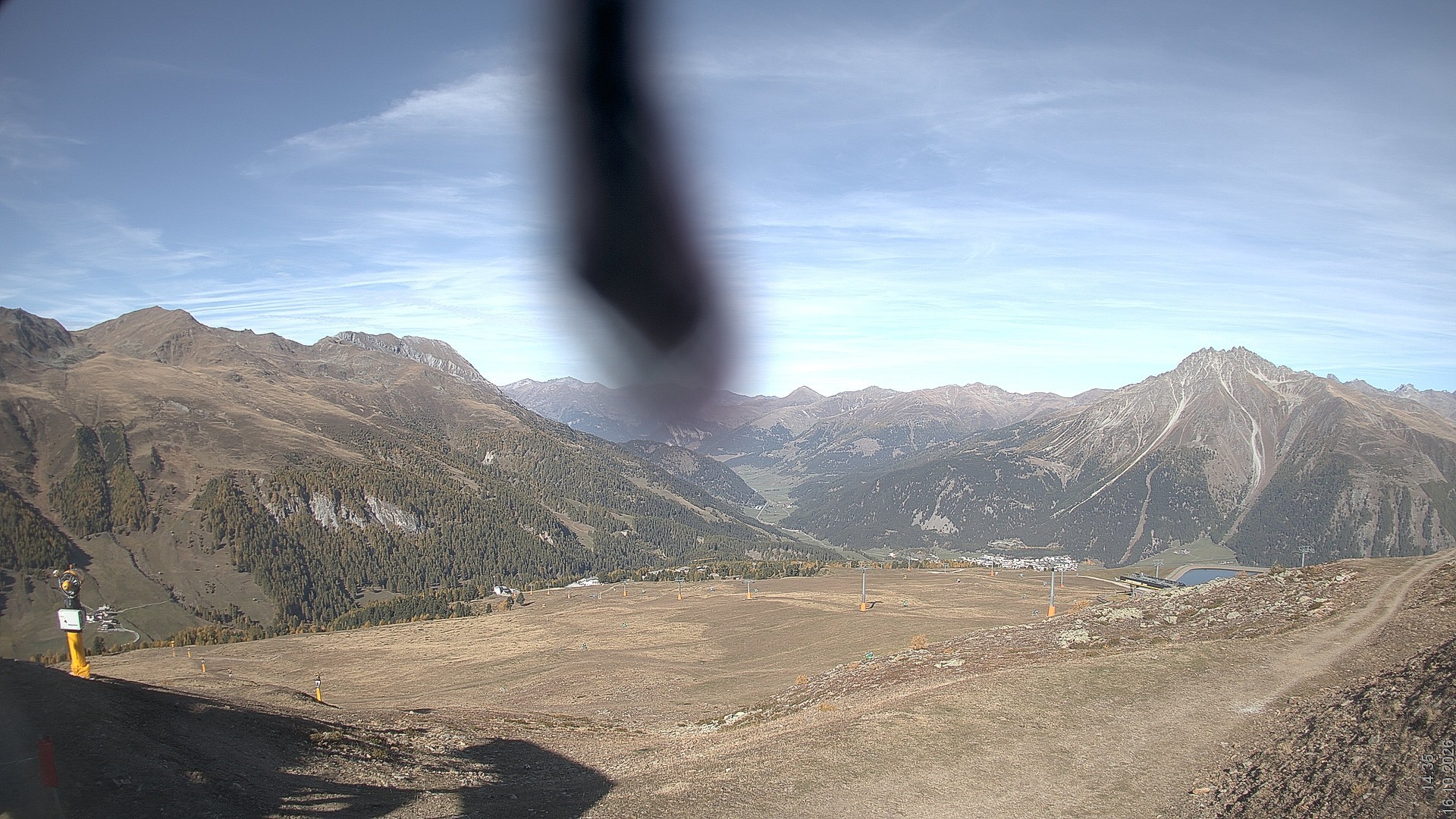 Archiv Foto Webcam Blick vom Rojen - Vinschgau