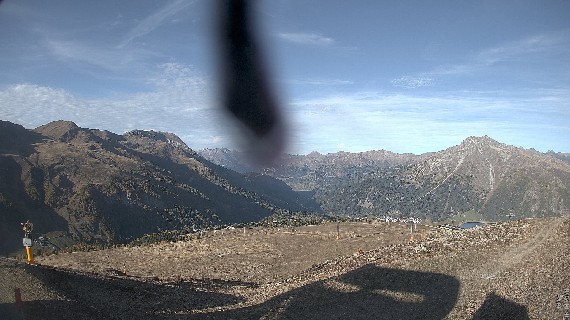 Archiv Foto Webcam Blick vom Rojen - Vinschgau