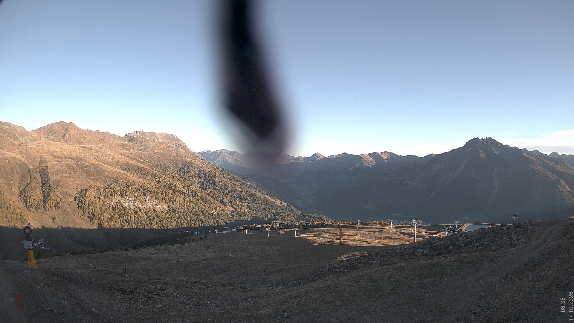 Archiv Foto Webcam Blick vom Rojen - Vinschgau