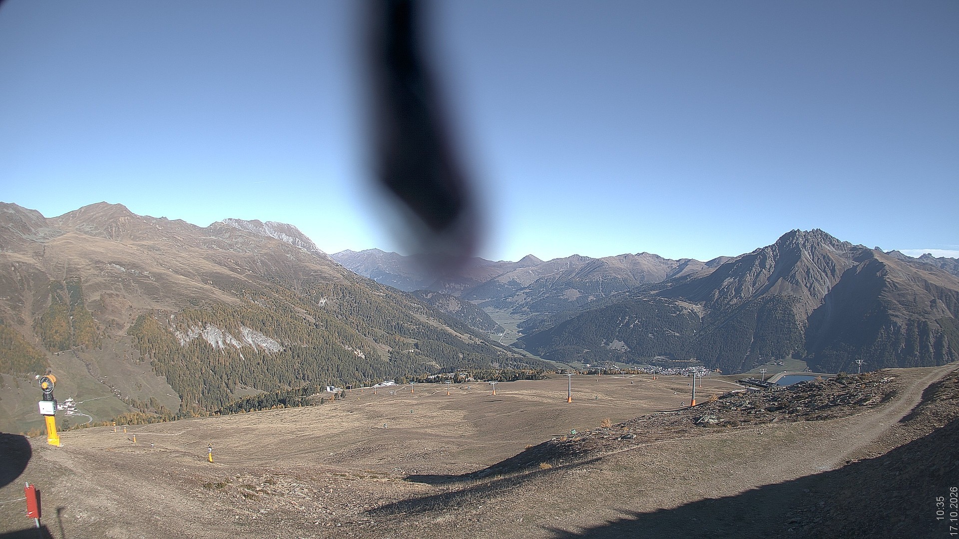 Archiv Foto Webcam Blick vom Rojen - Vinschgau