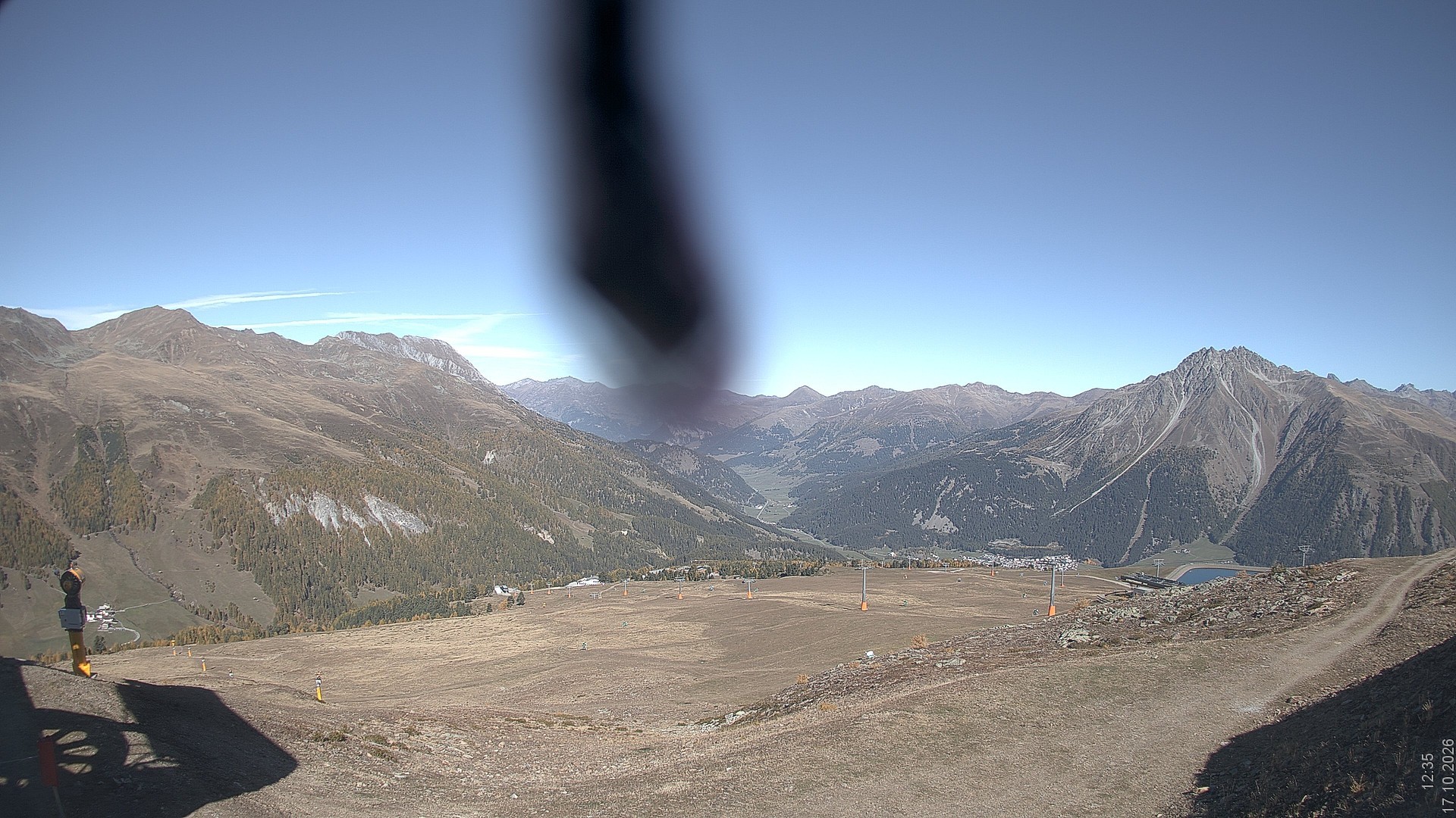 Archiv Foto Webcam Blick vom Rojen - Vinschgau