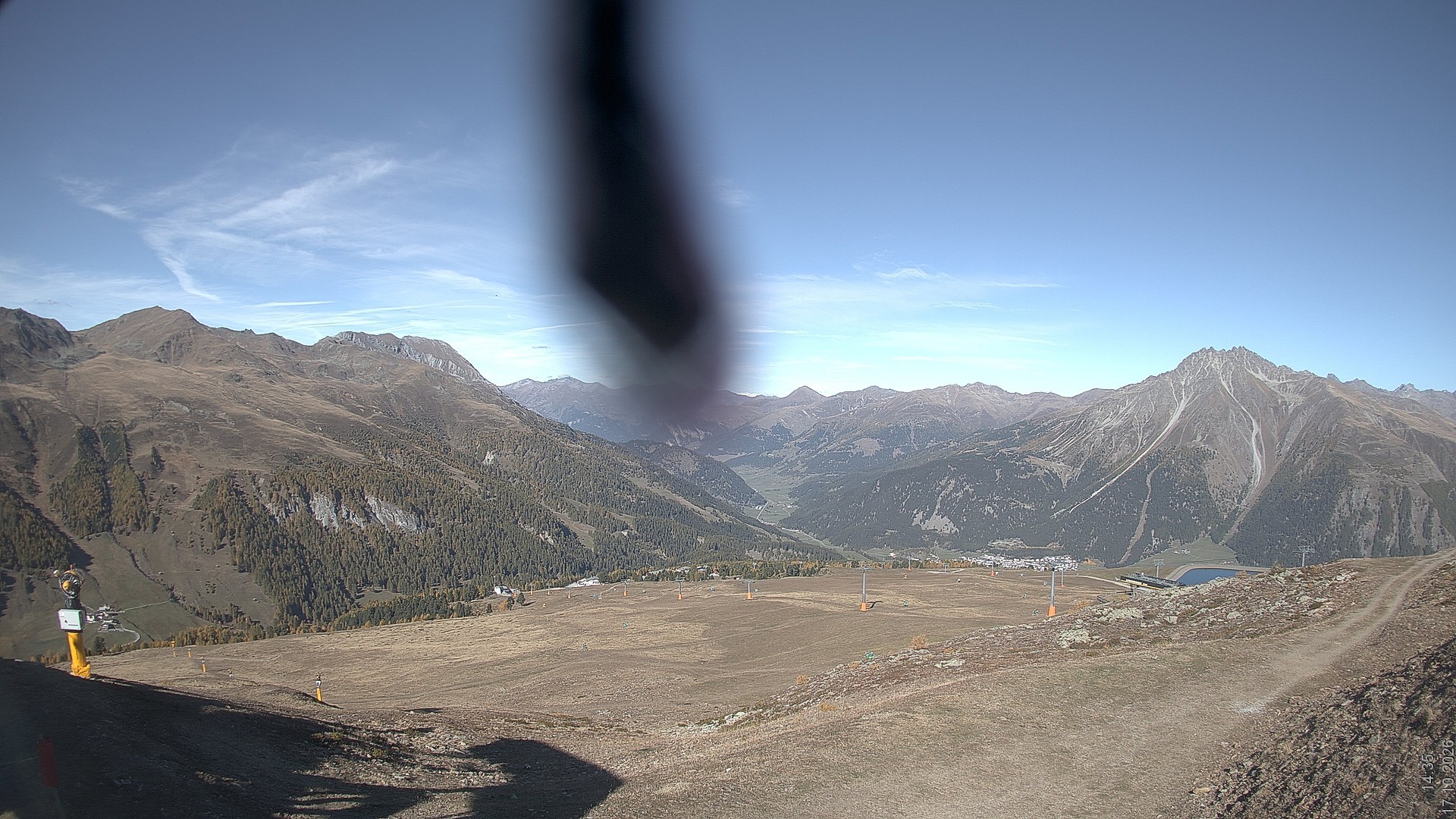 Archiv Foto Webcam Blick vom Rojen - Vinschgau