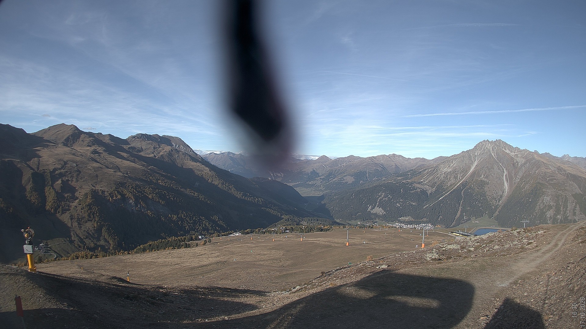Archiv Foto Webcam Blick vom Rojen - Vinschgau