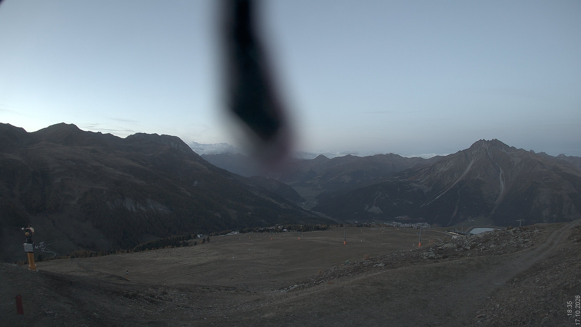 Archiv Foto Webcam Blick vom Rojen - Vinschgau