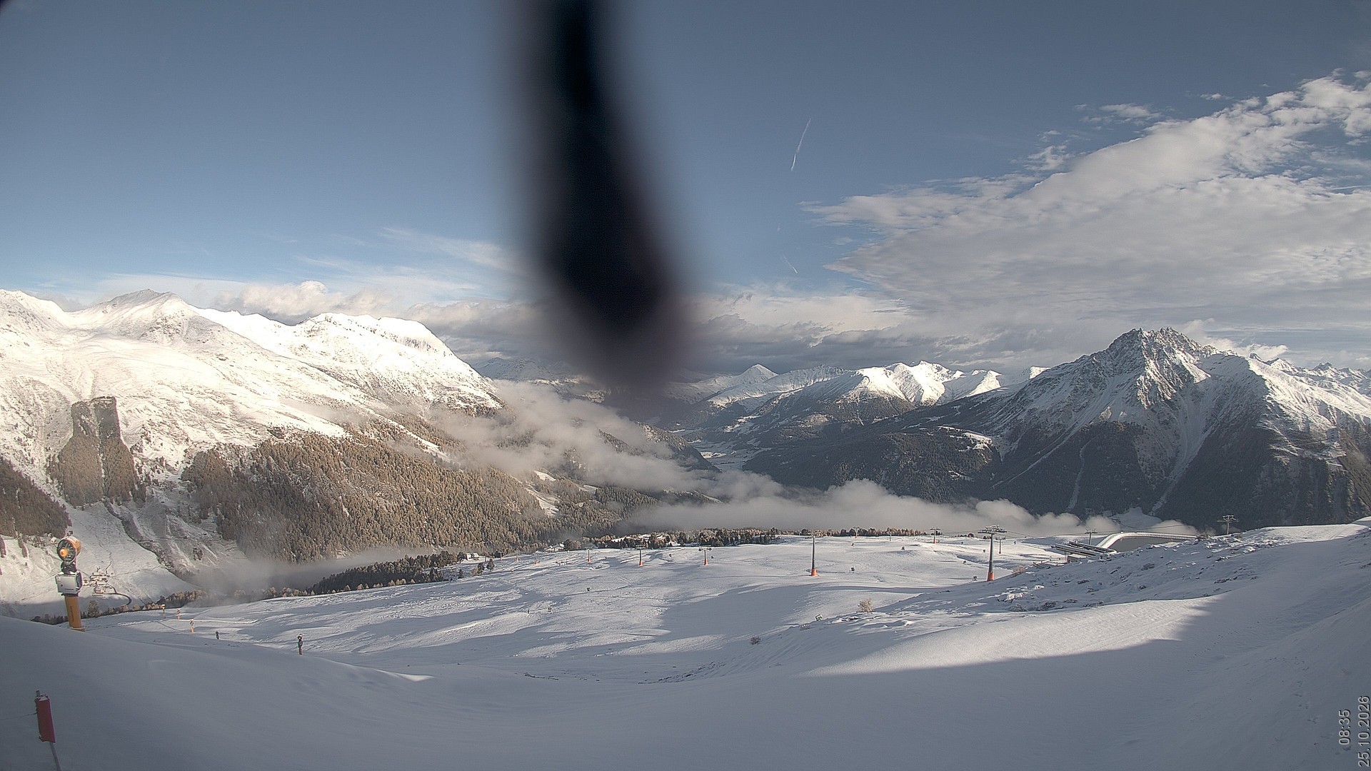 Archived image Webcam View Rojen Mountain, Vinschgau