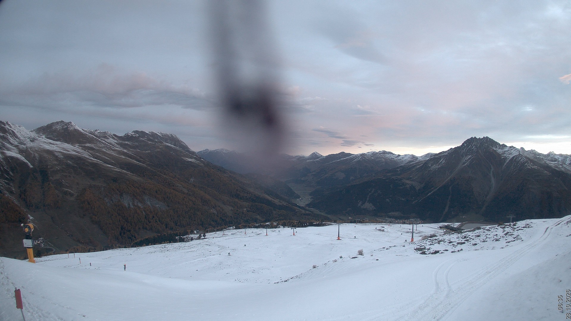 Archiv Foto Webcam Blick vom Rojen - Vinschgau