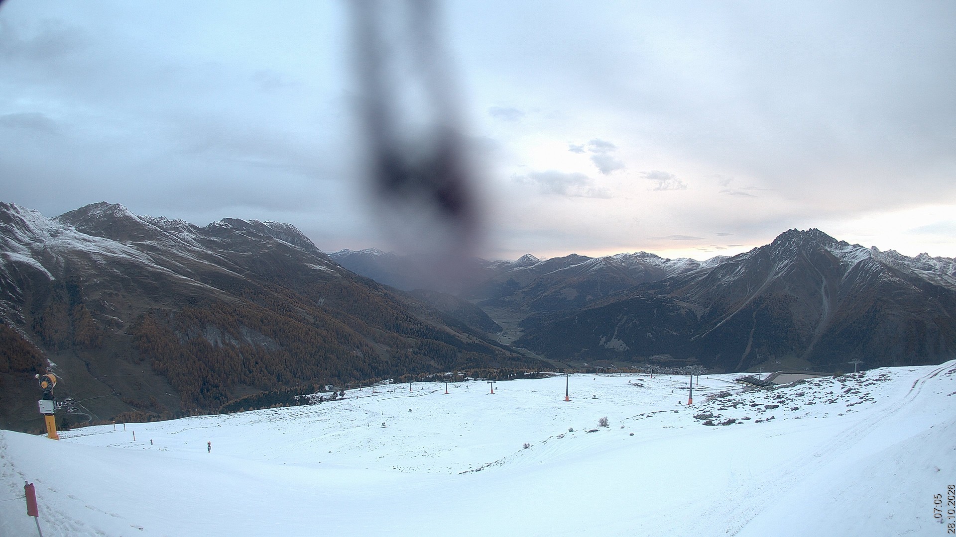 Archiv Foto Webcam Blick vom Rojen - Vinschgau
