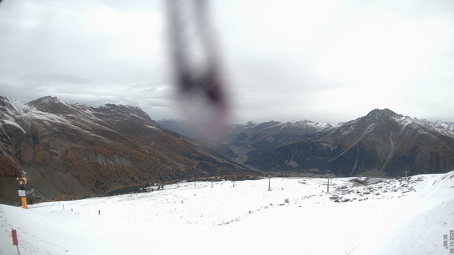 Archiv Foto Webcam Blick vom Rojen - Vinschgau