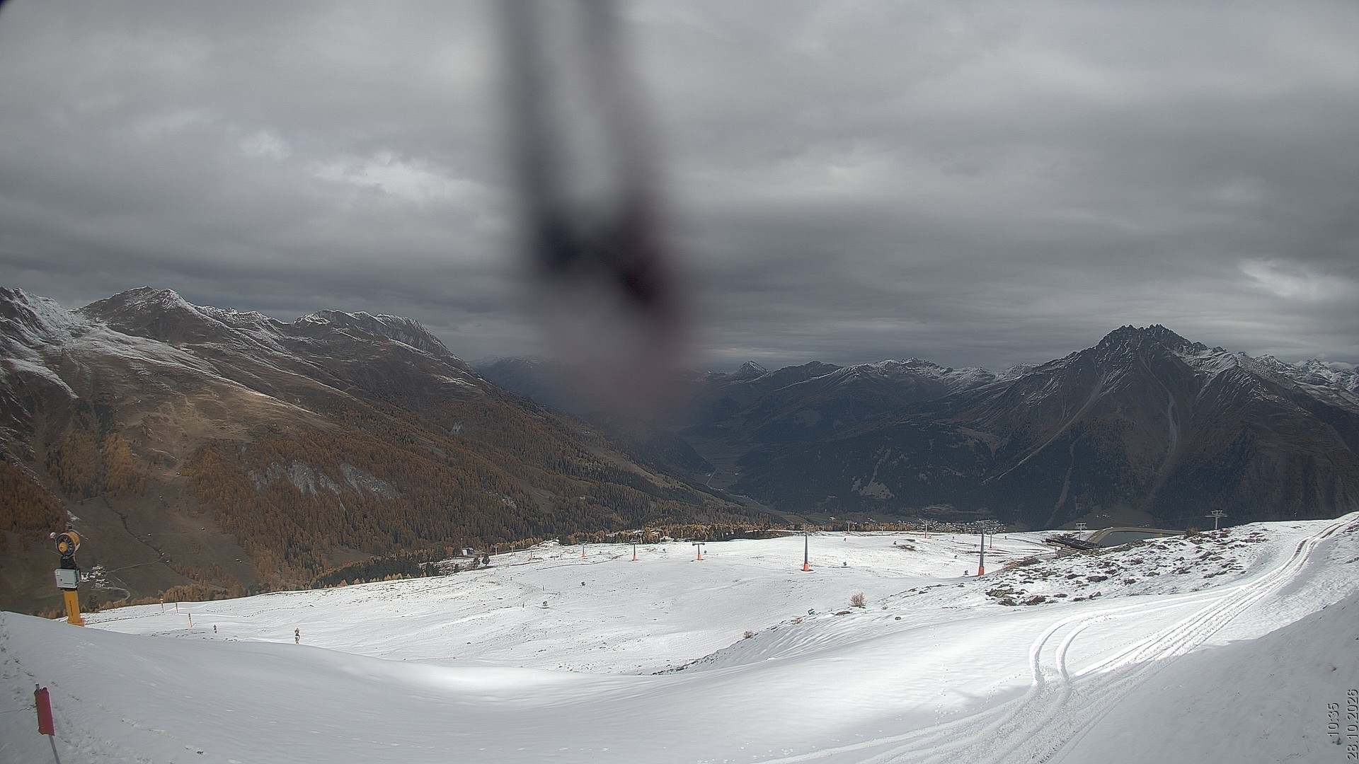 Archiv Foto Webcam Blick vom Rojen - Vinschgau