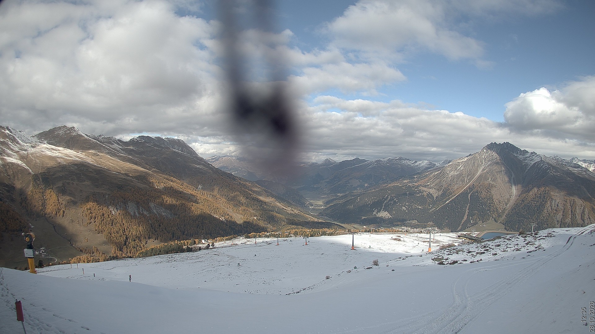 Archiv Foto Webcam Blick vom Rojen - Vinschgau