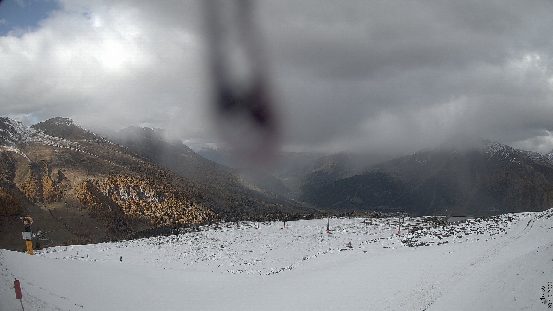 Archiv Foto Webcam Blick vom Rojen - Vinschgau