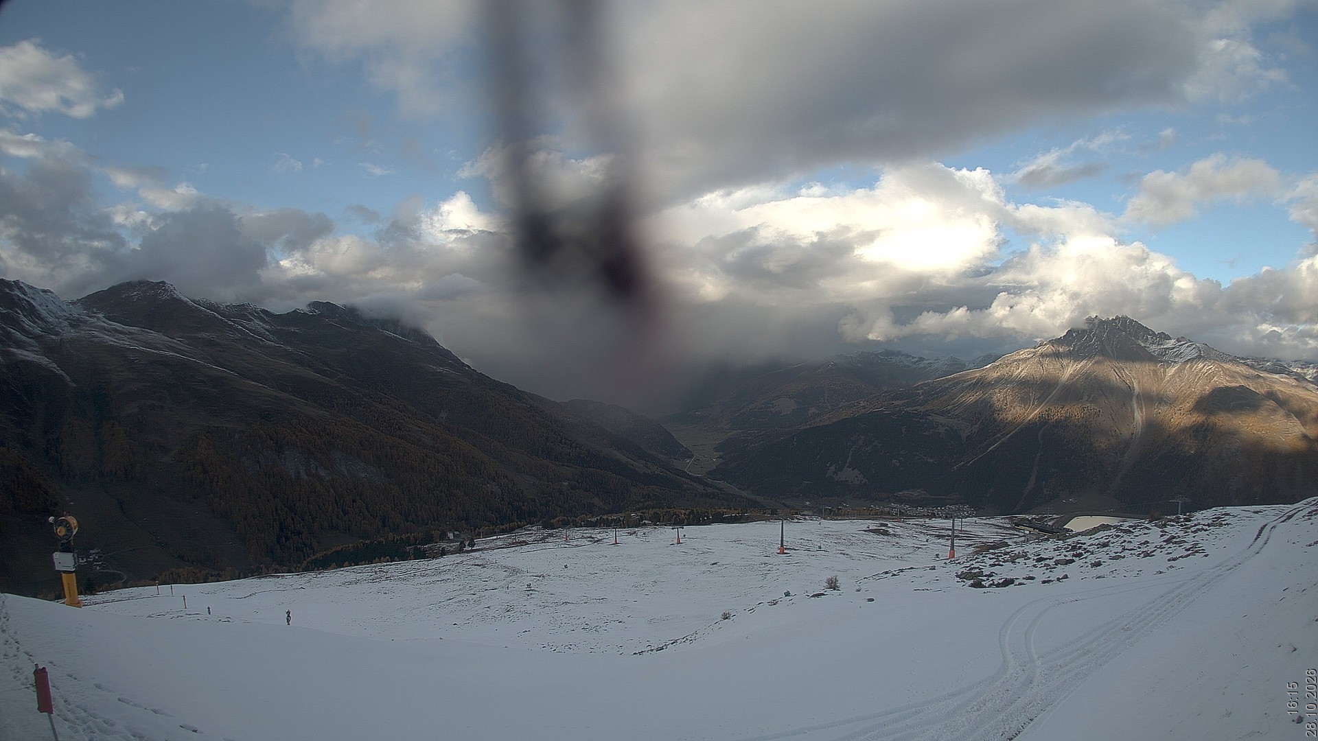 Archiv Foto Webcam Blick vom Rojen - Vinschgau