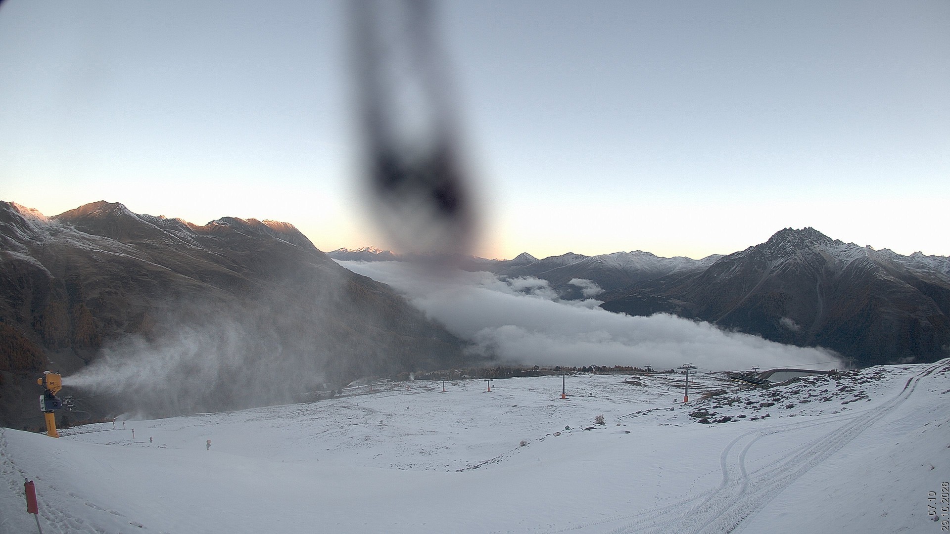Archived image Webcam View Rojen Mountain, Vinschgau
